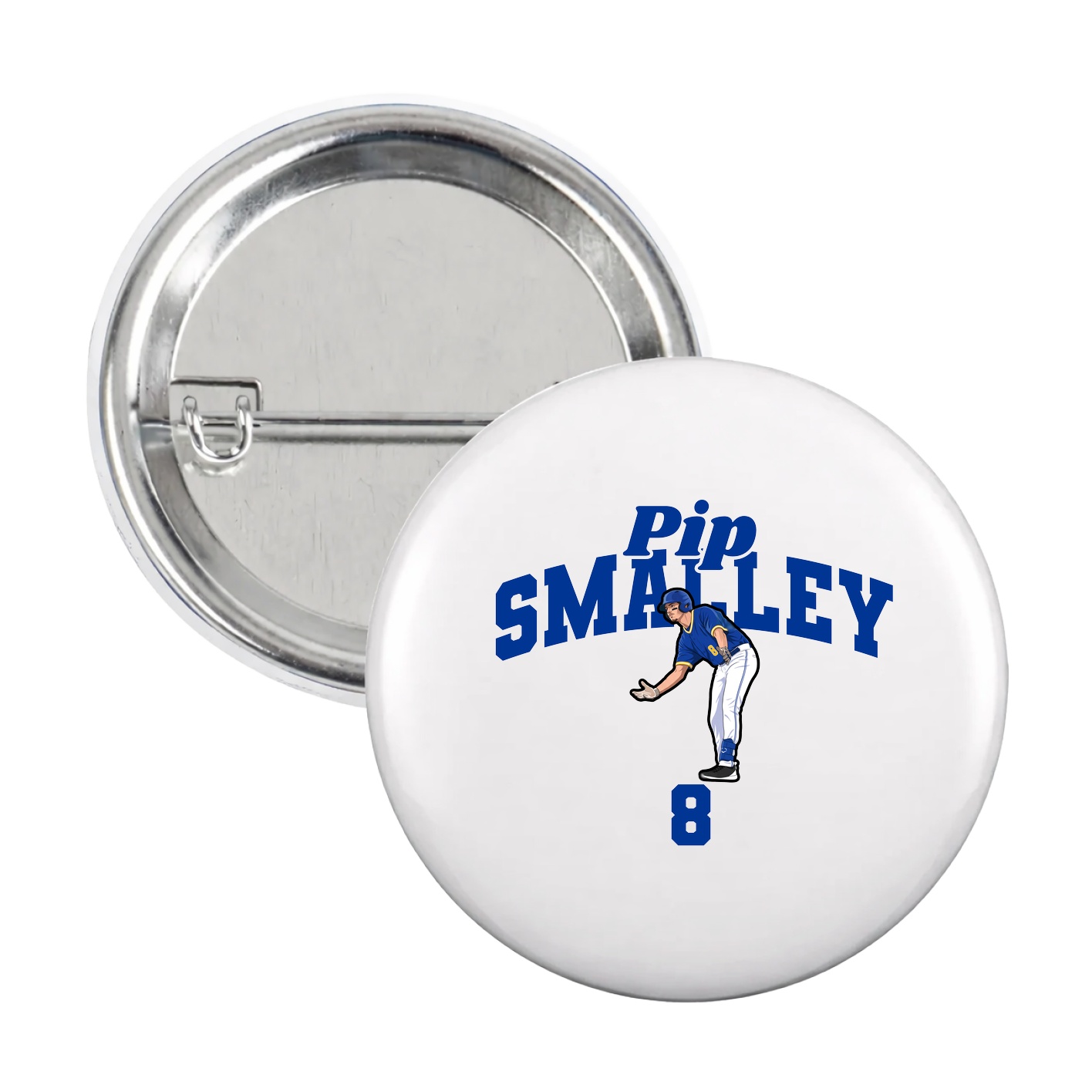 Game Day Button — Signature Arch in White