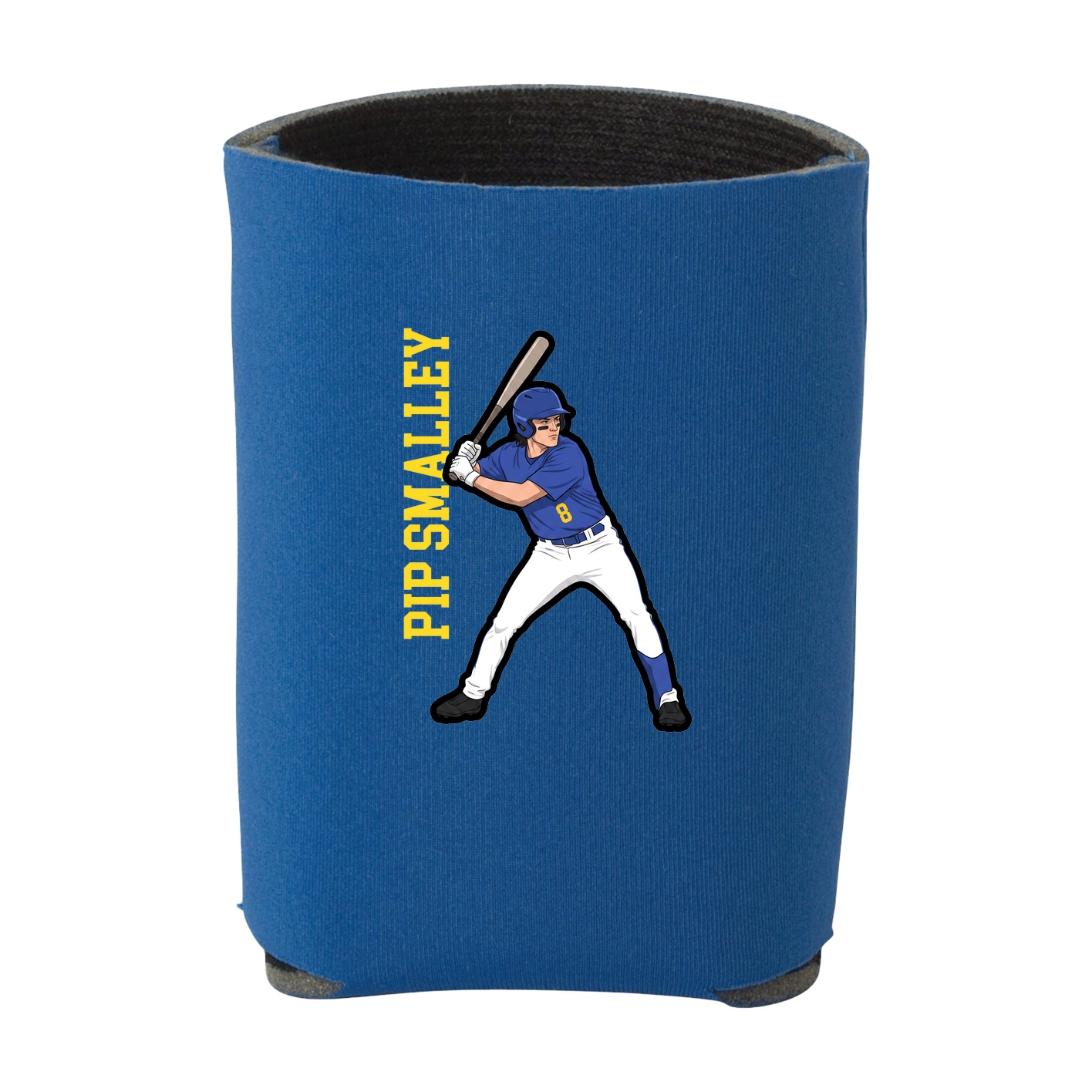 Can Holder — Name Vertical in Royal