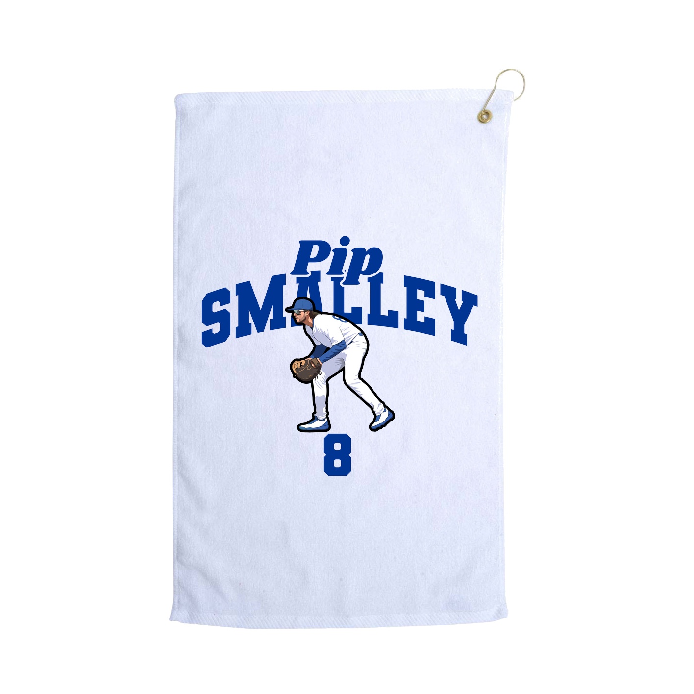 Golf Towel — Signature Arch in White