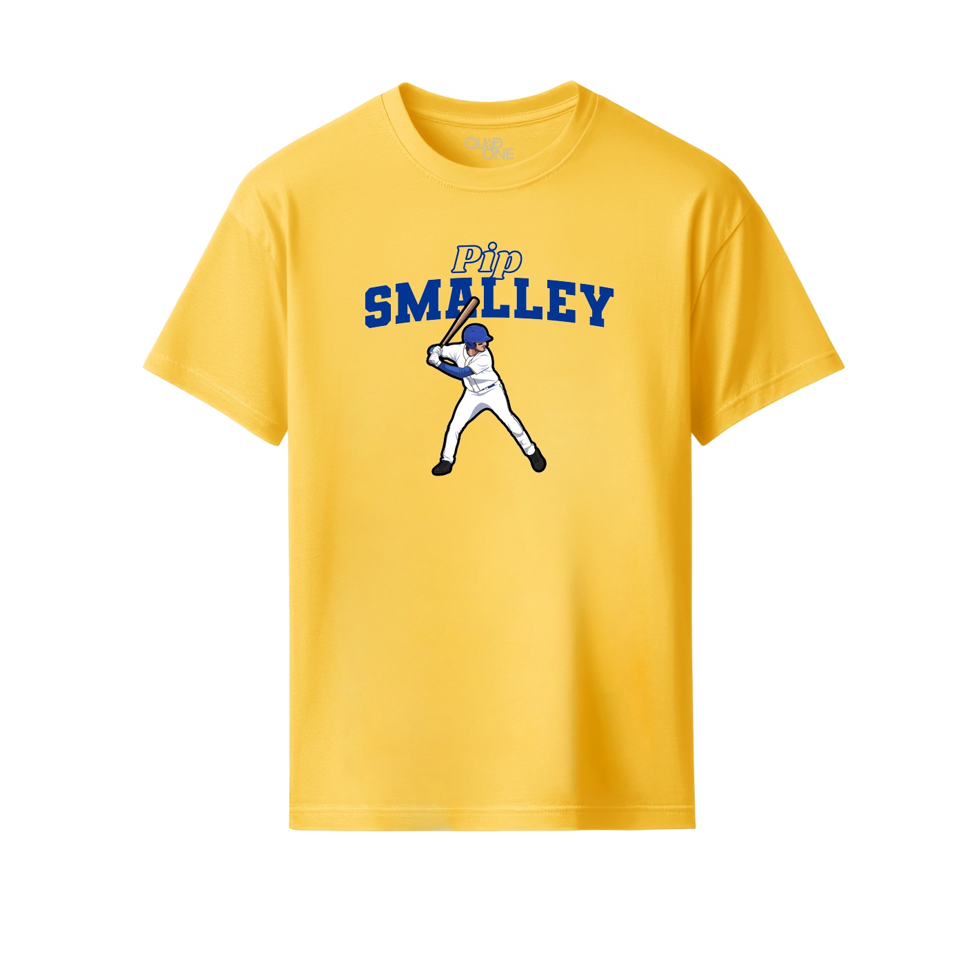 Youth Tee — Name Arch in Yellow