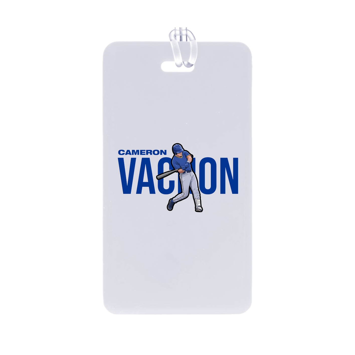 Bag Tag — Player Name in Classic