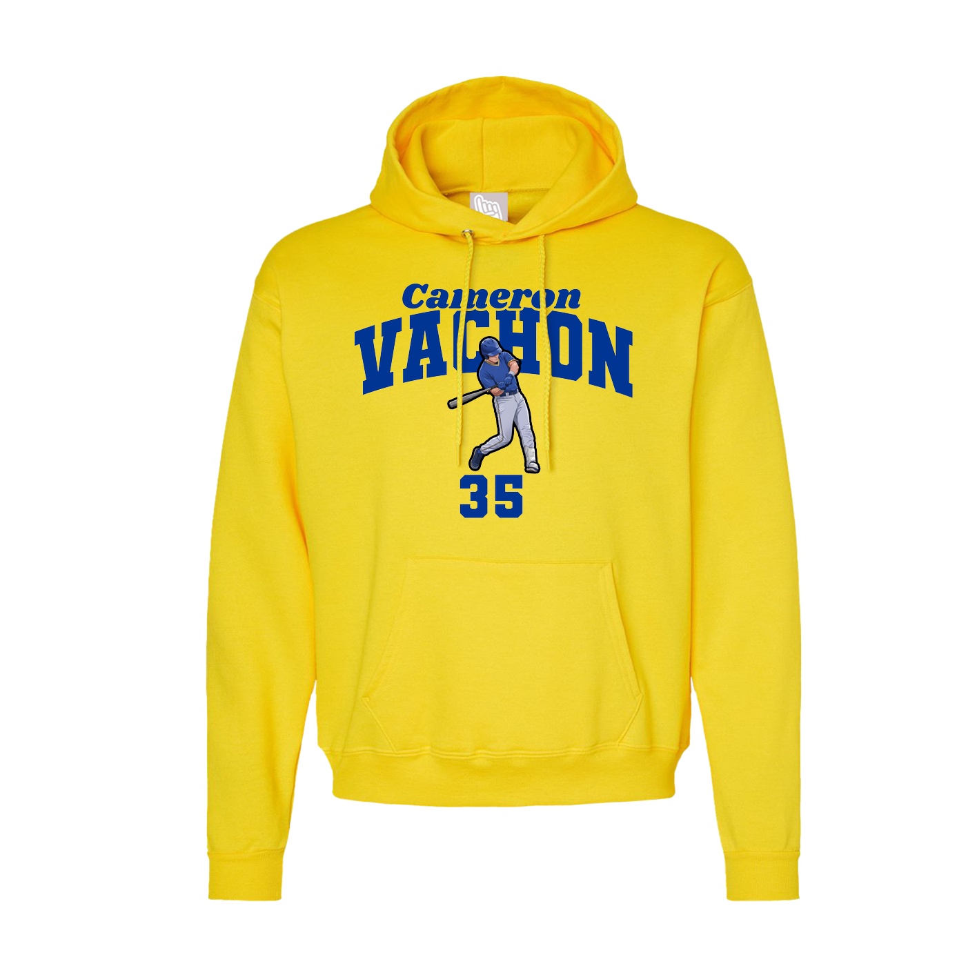 Hoodie — Signature Arch in Yellow