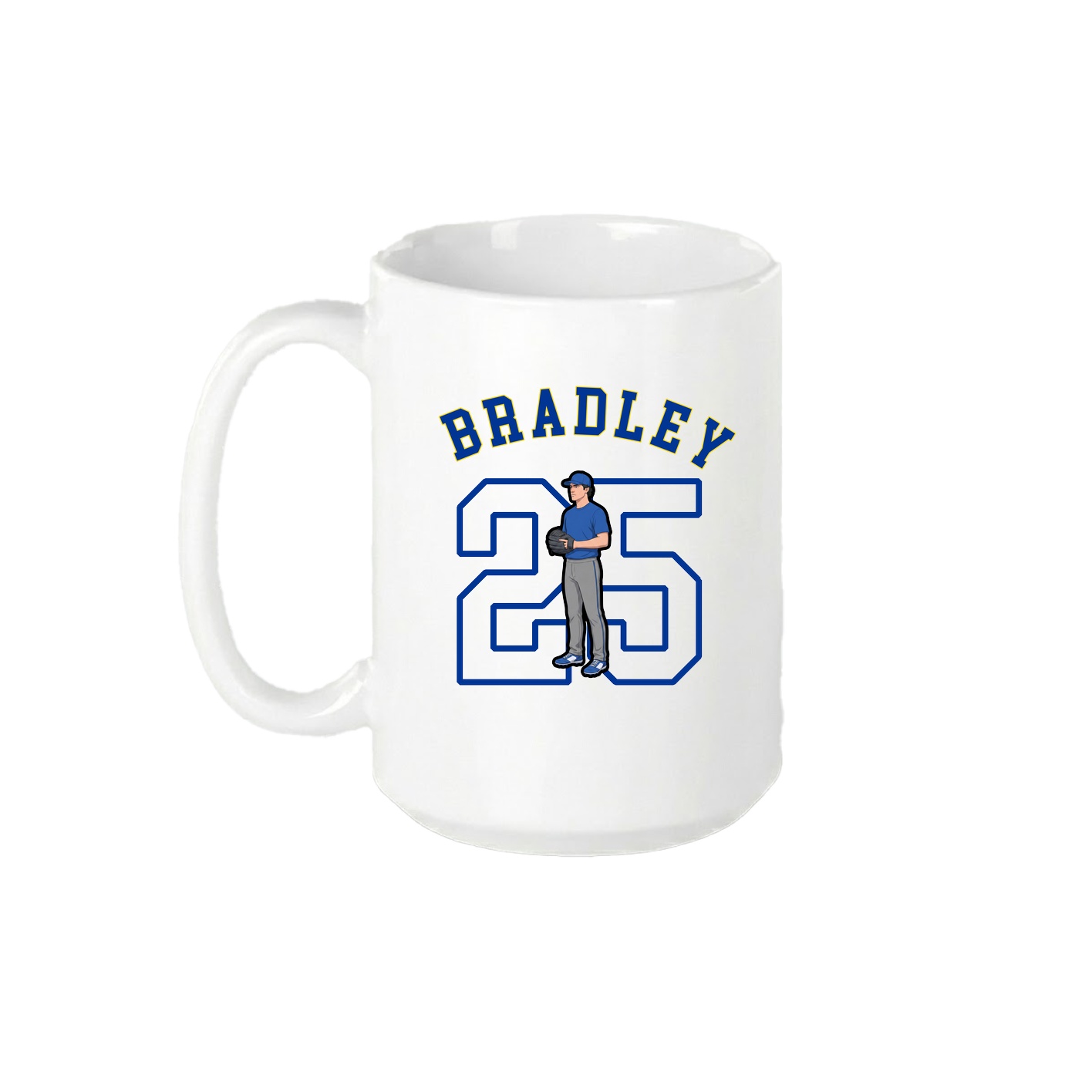 15oz Coffee Mug — Shirsey Arch in White