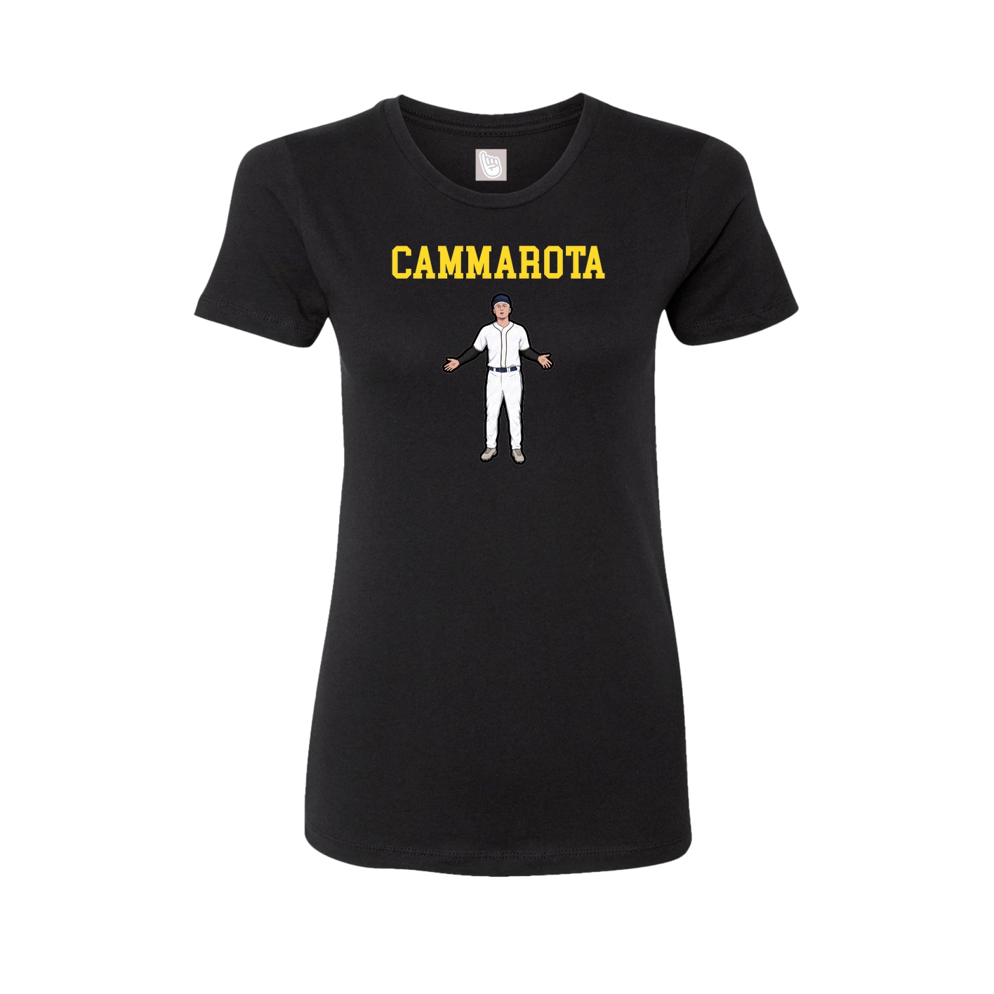 Fitted Women's Tee — Shirsey in Black