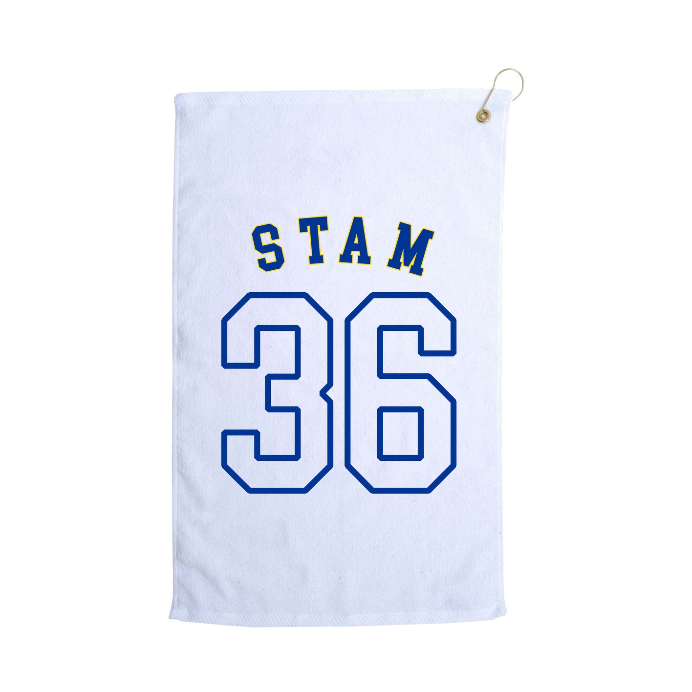 Golf Towel — Shirsey Arch in White