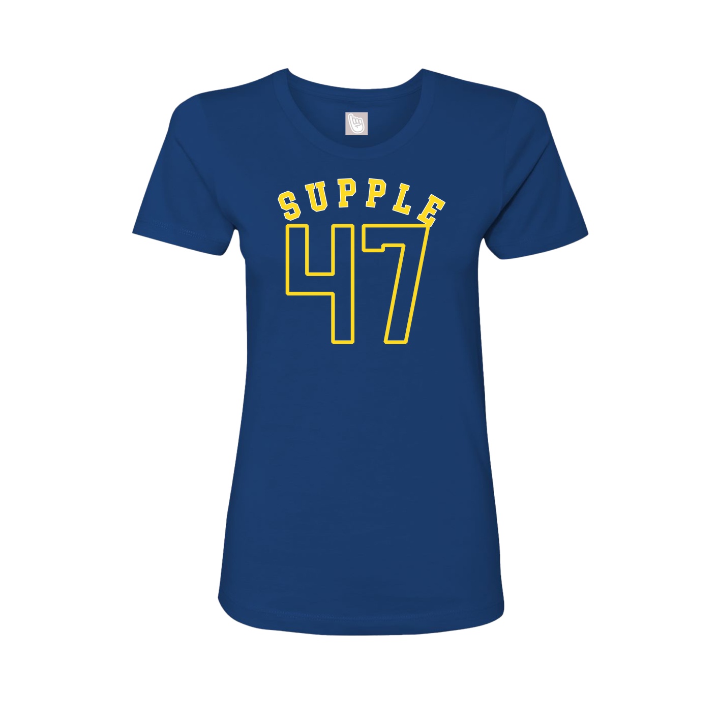 Fitted Women's Tee — Shirsey Arch in Royal