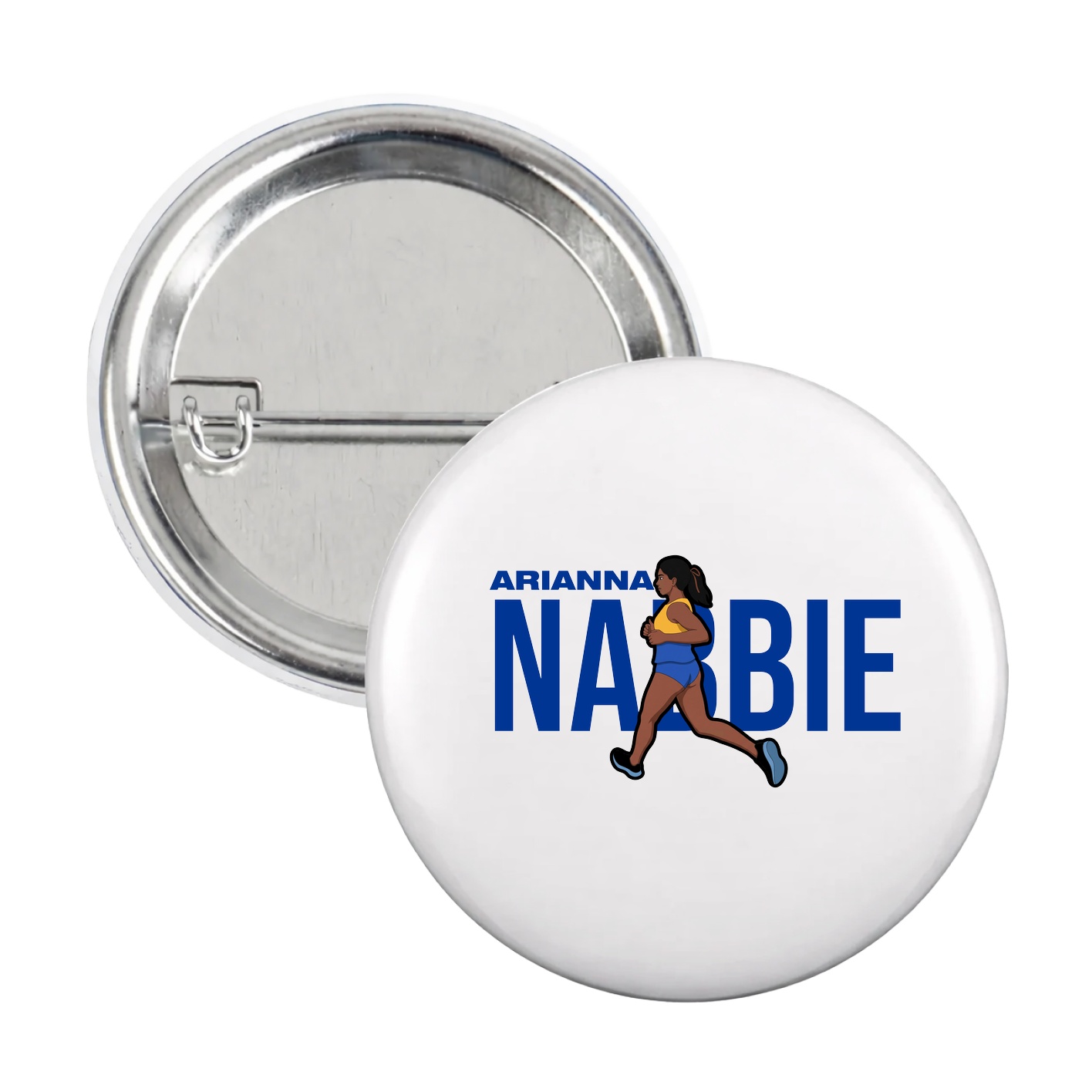 Game Day Button — Player Name in White