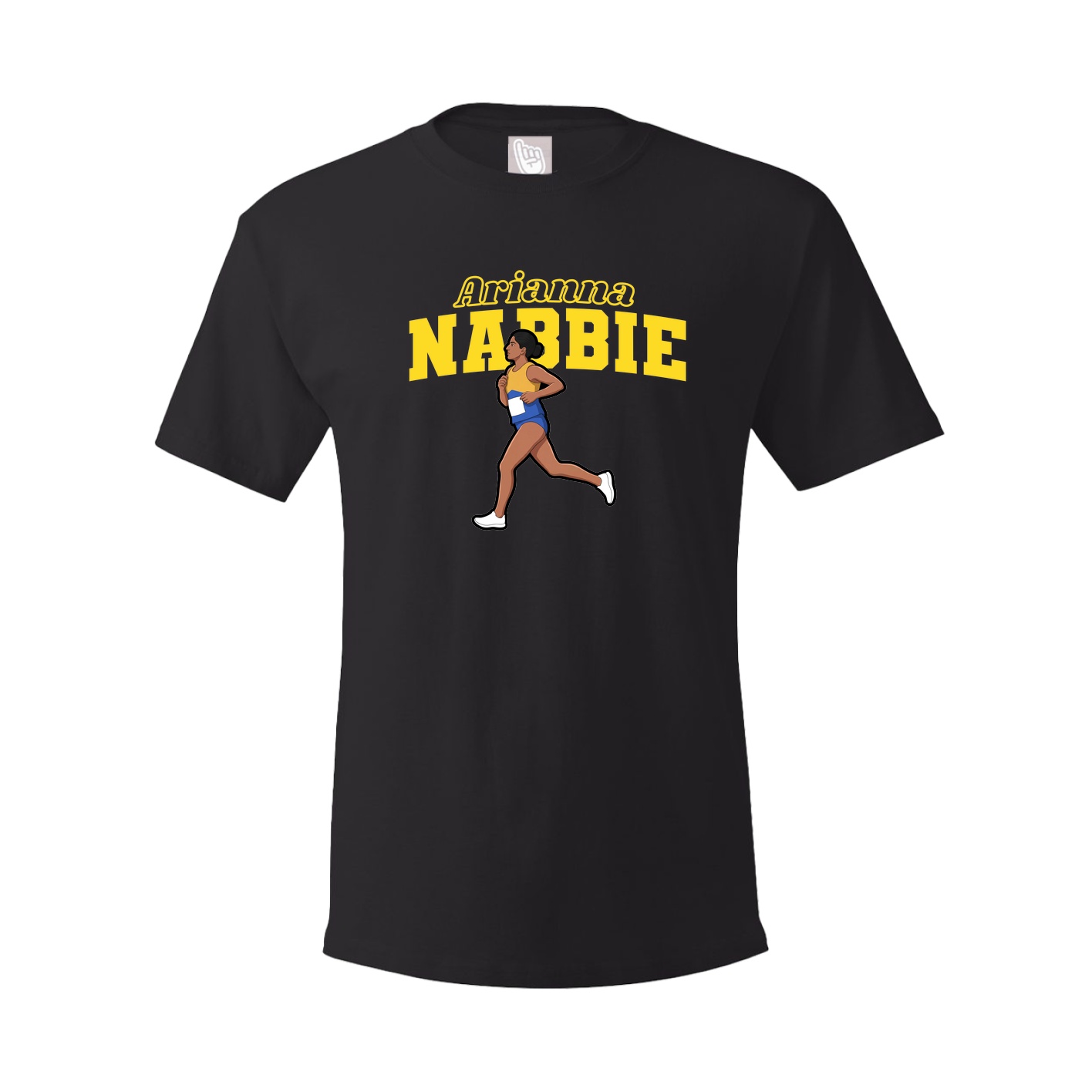 Youth Tee — Name Arch in Black