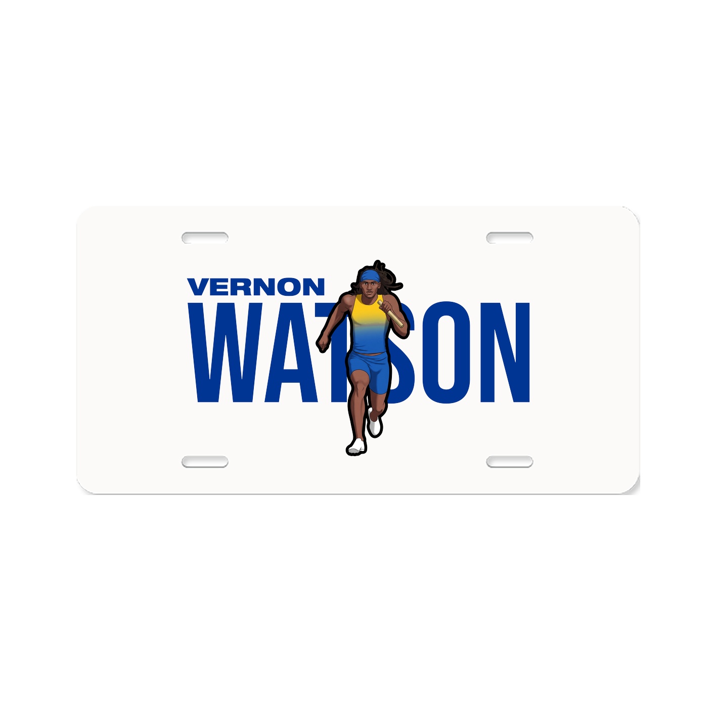 License Plate — Player Name in Classic