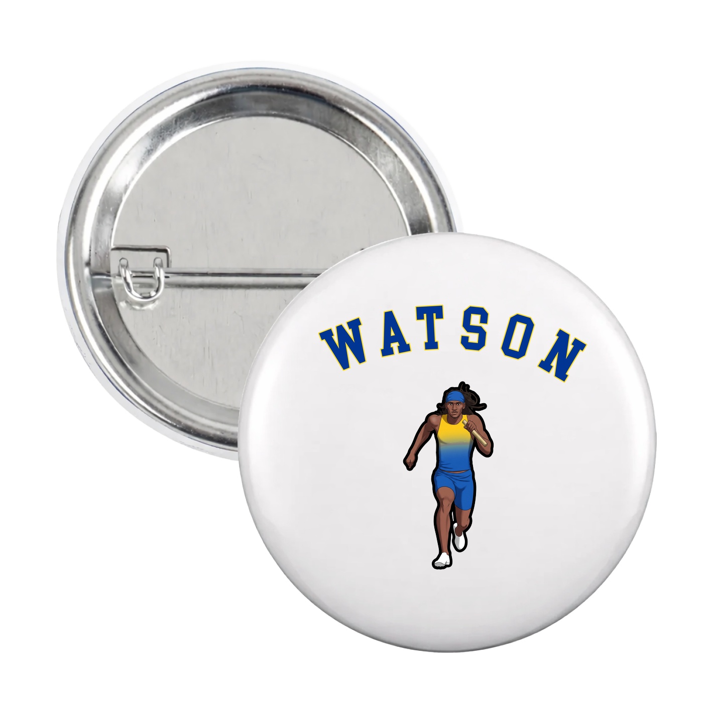Game Day Button — Shirsey Arch in White