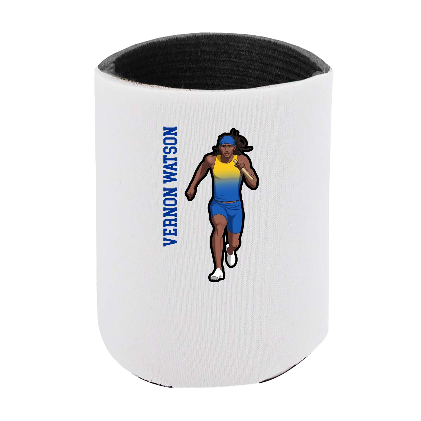 Can Holder — Name Vertical in White