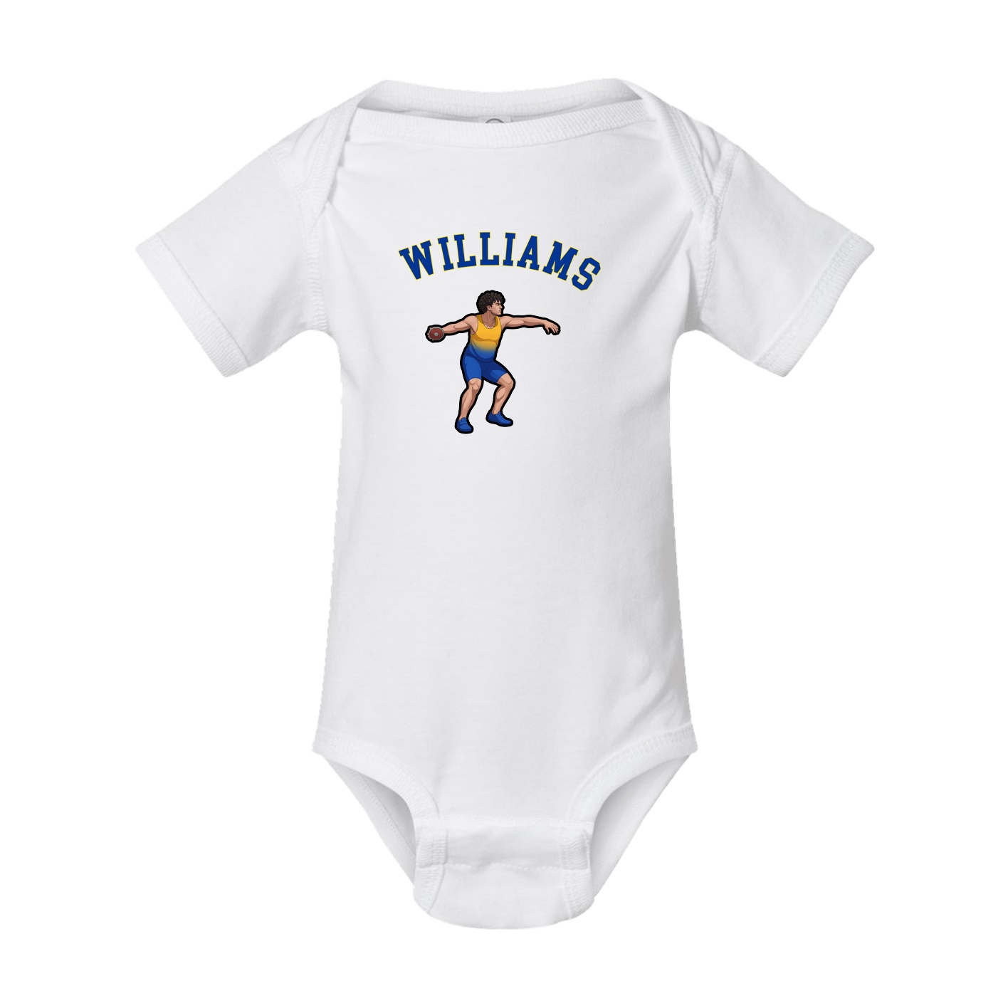 Baby Onesie — Shirsey Arch in White