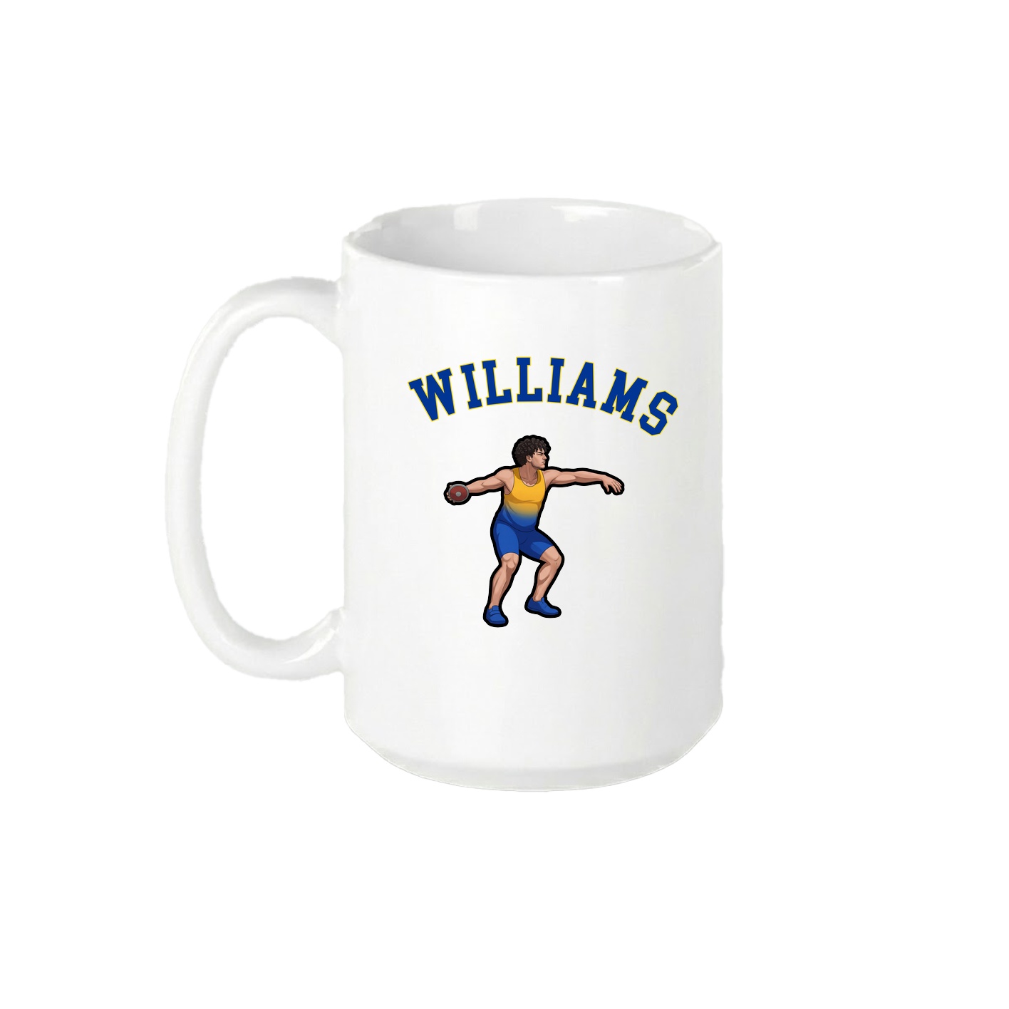 15oz Coffee Mug — Shirsey Arch in White