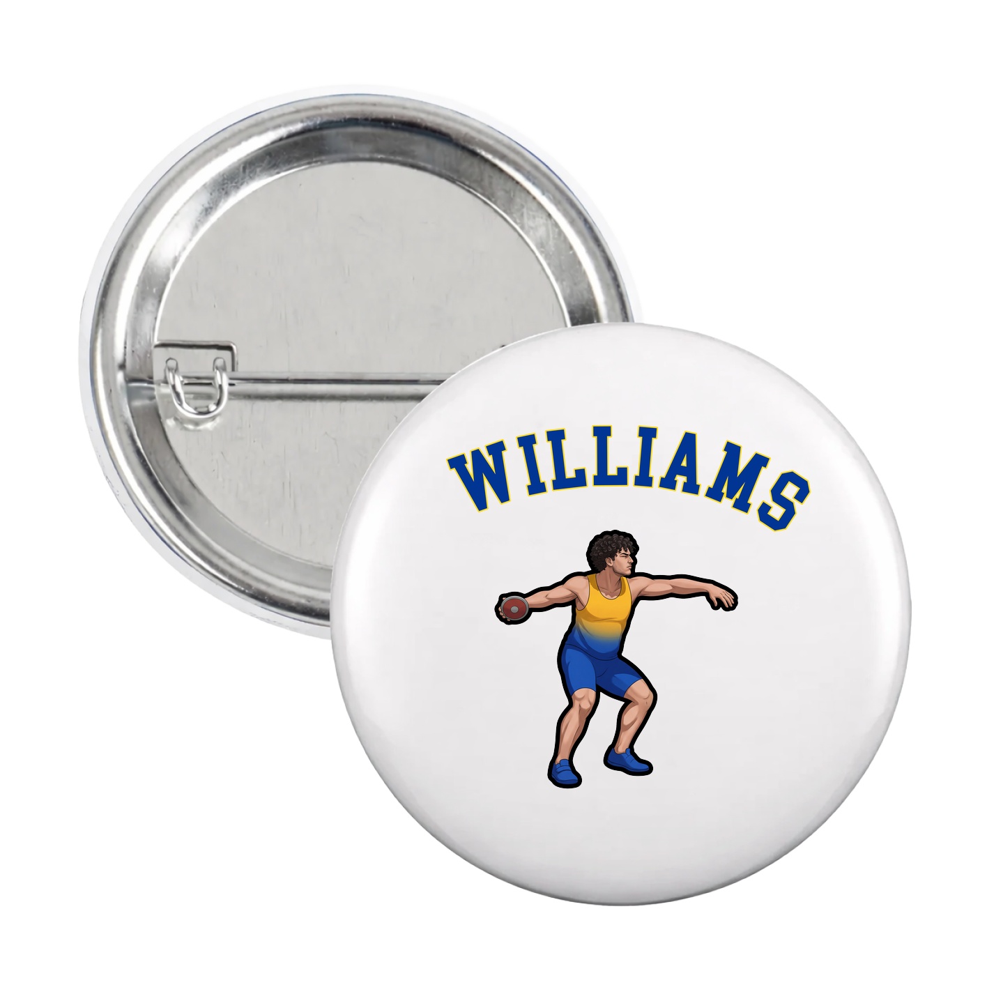 Game Day Button — Shirsey Arch in White