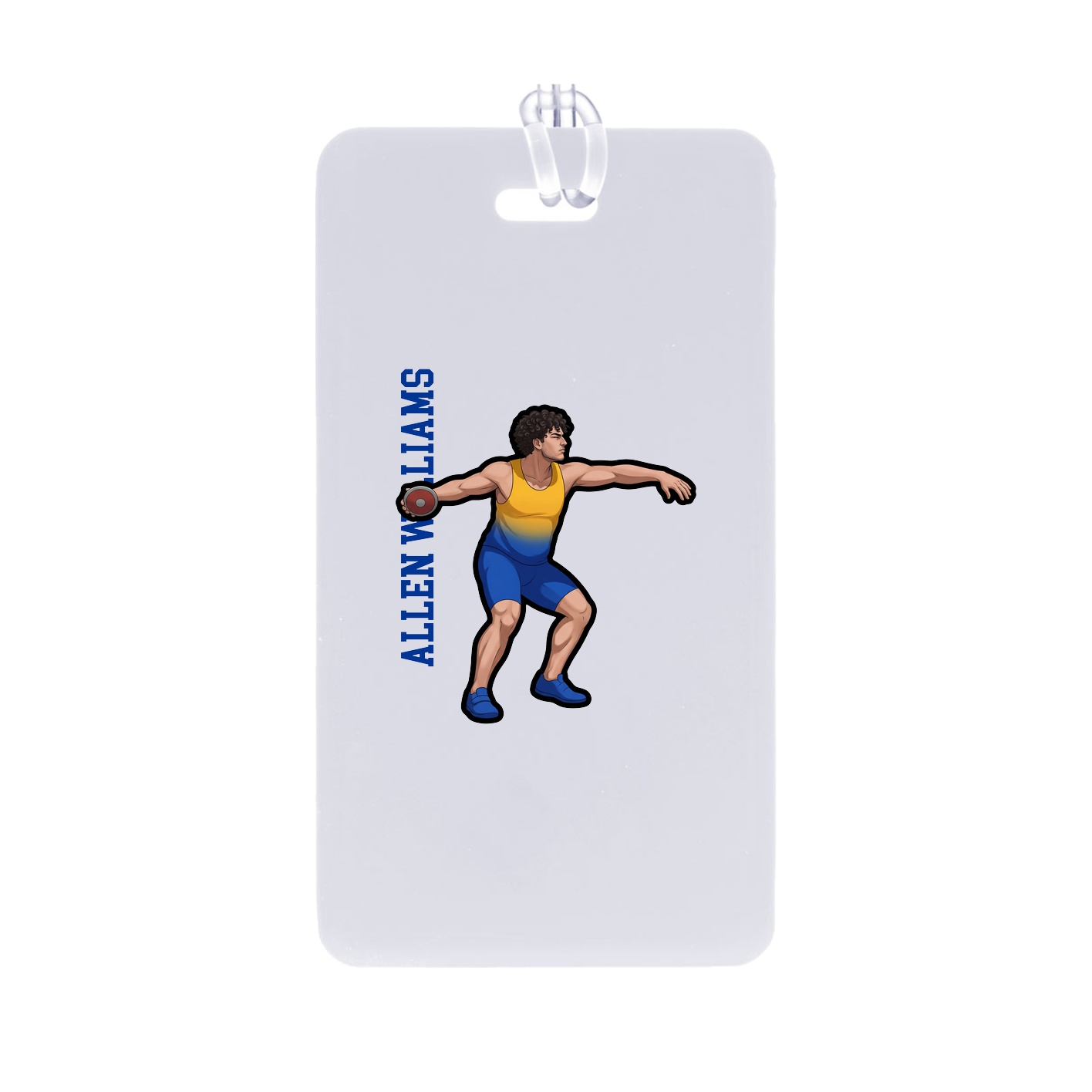 Bag Tag — Name Vertical in Classic