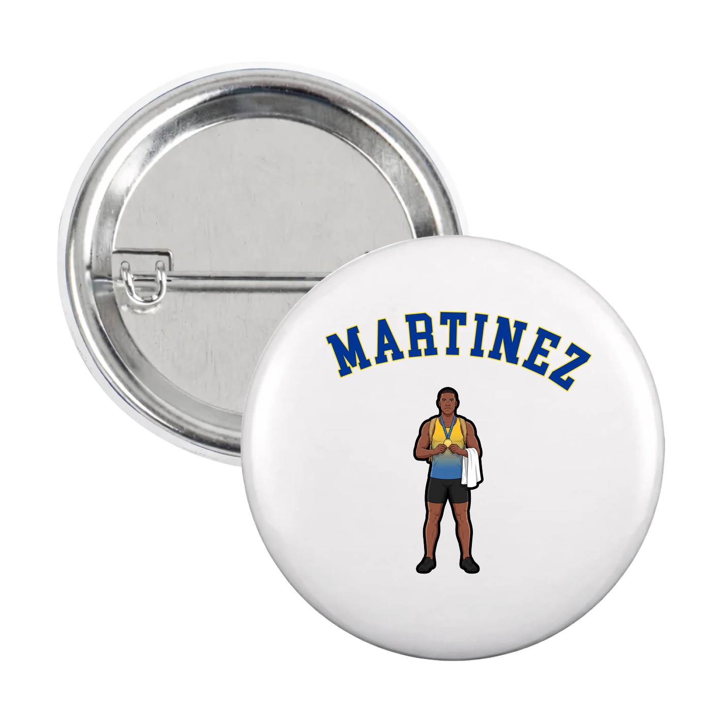 Game Day Button — Shirsey Arch in White