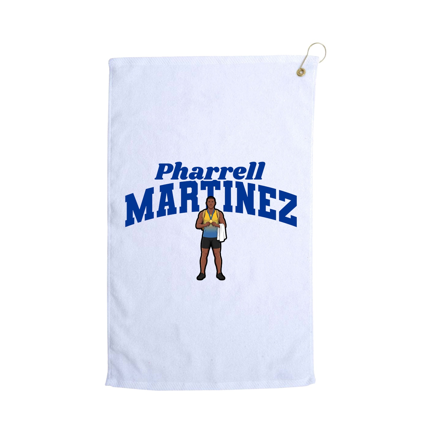 Golf Towel — Signature Arch in White
