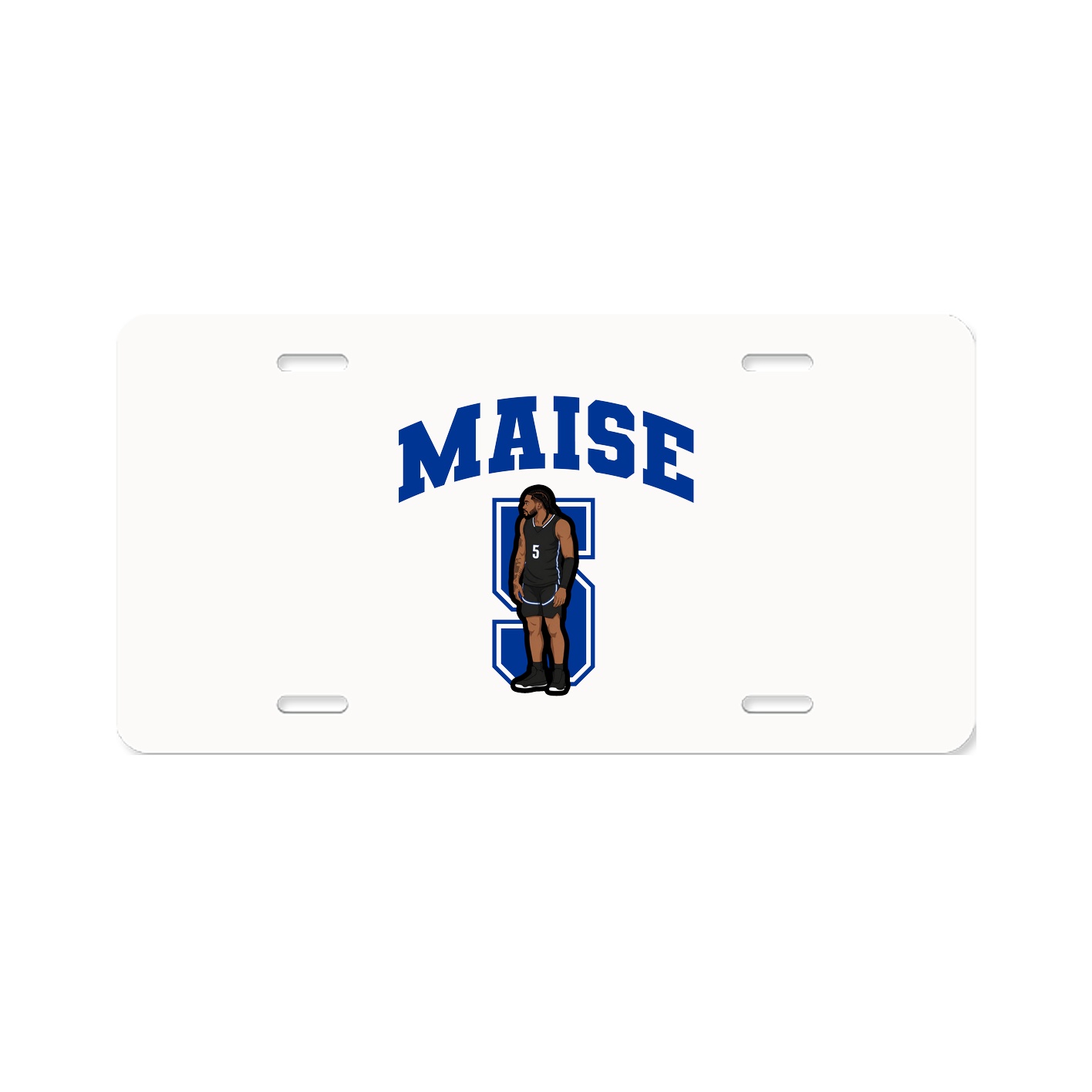 License Plate — Number in Classic