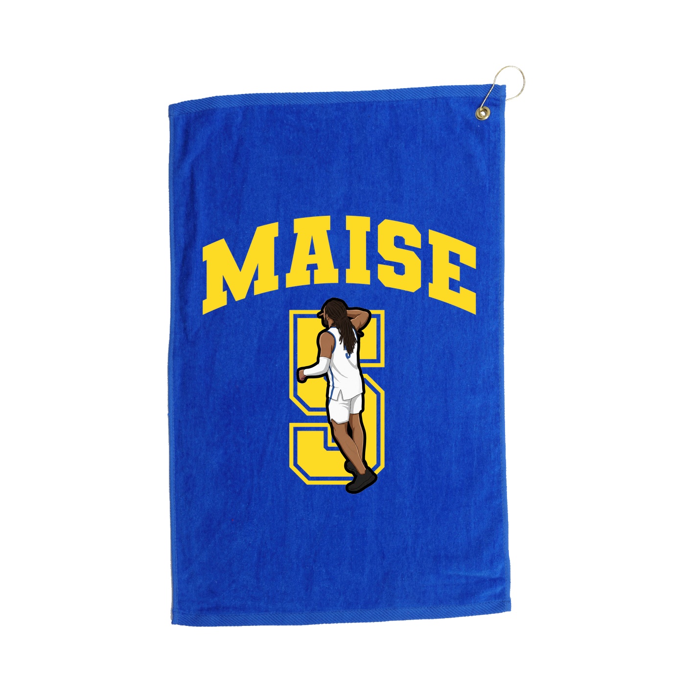Golf Towel — Number in Royal