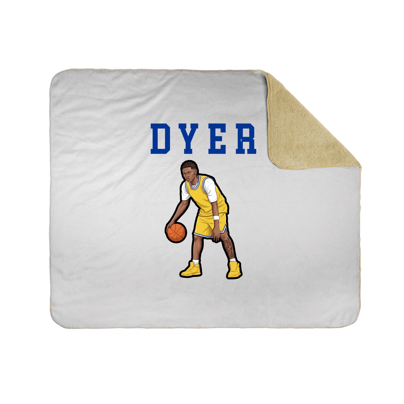 Throw Blanket — Shirsey in White