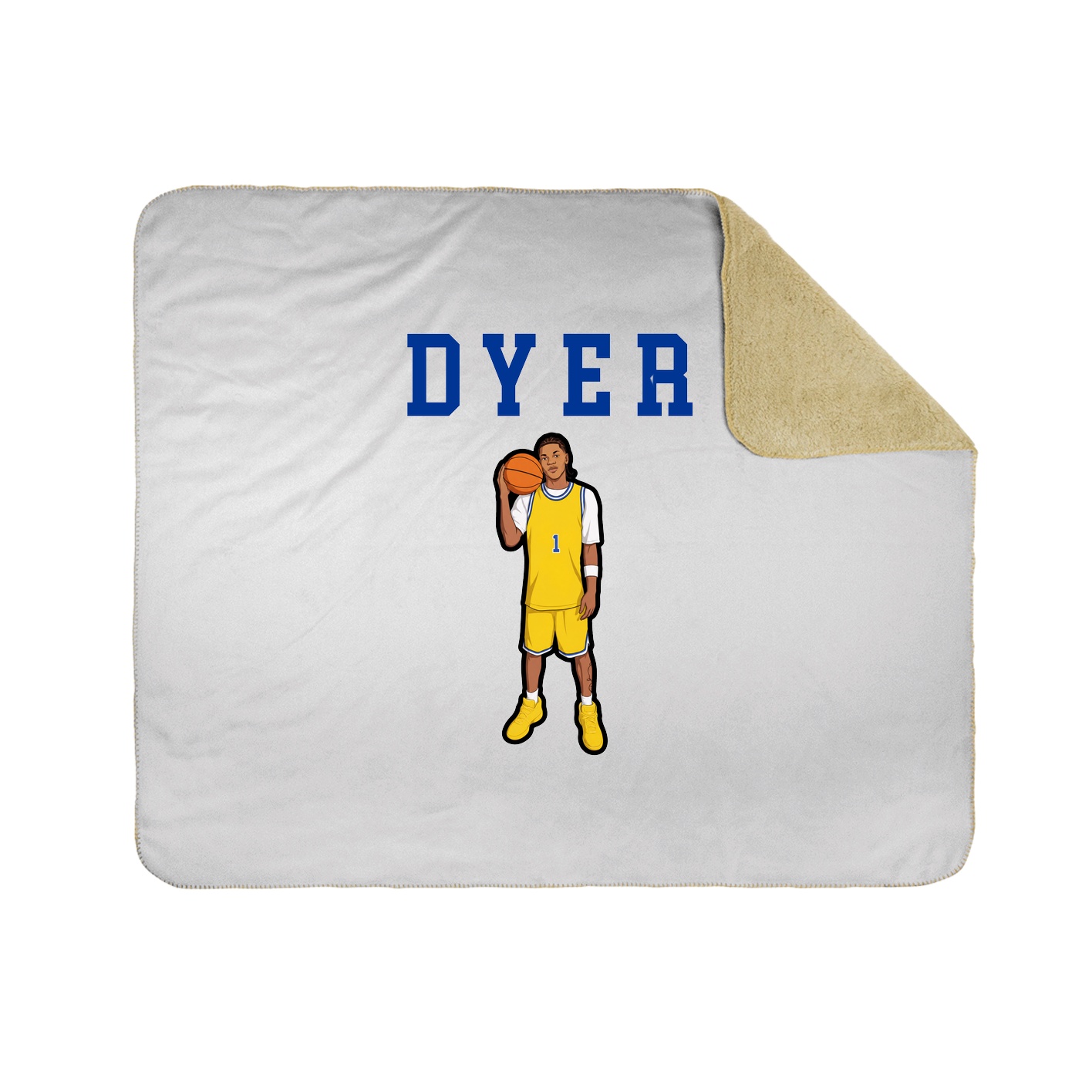 Throw Blanket — Shirsey in White