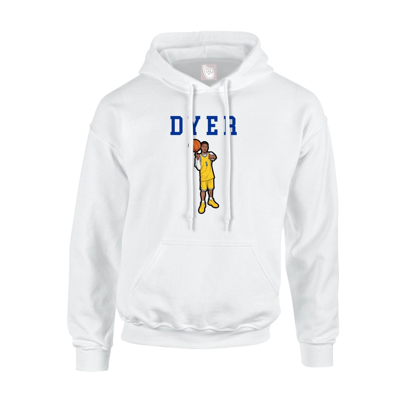 Hoodie — Shirsey in White