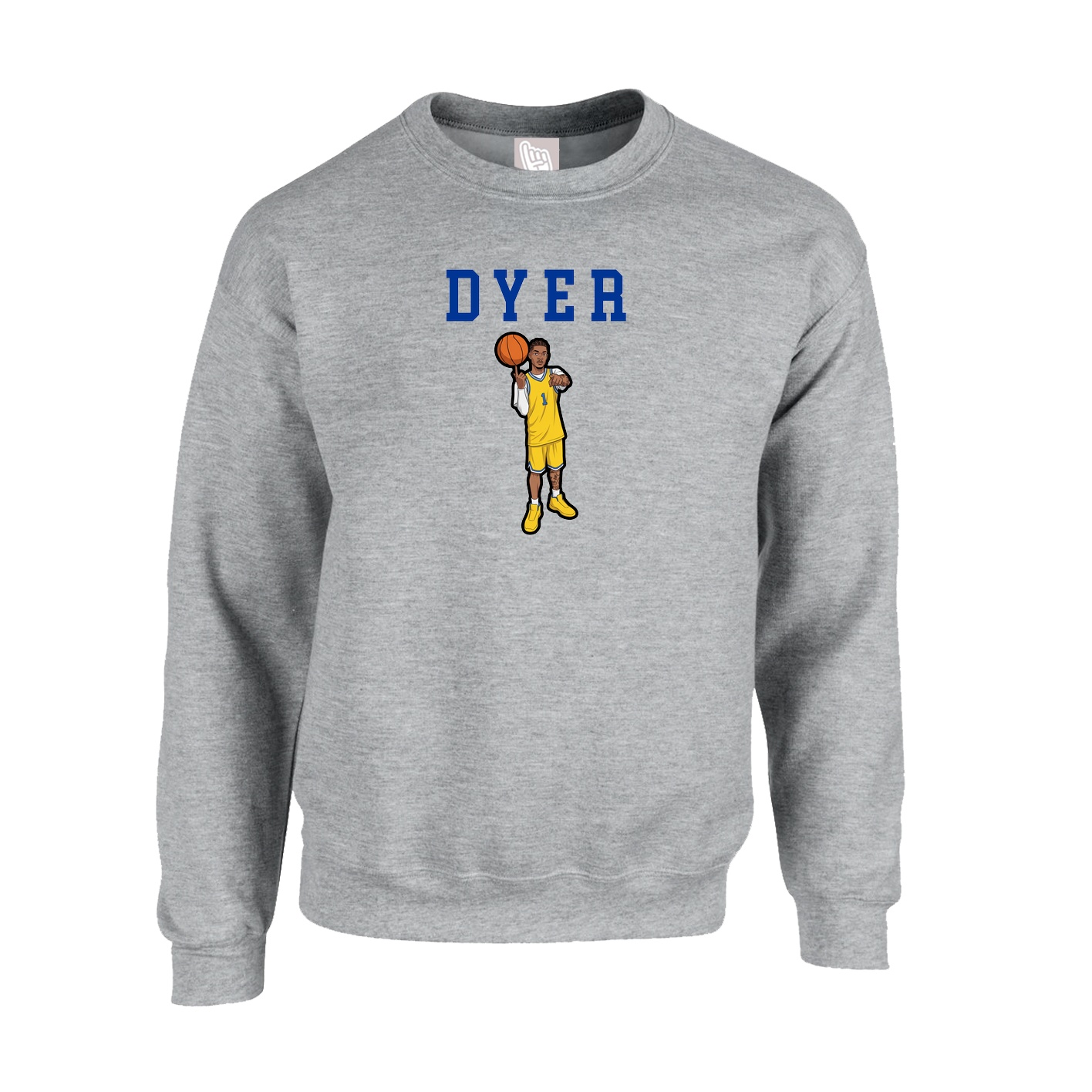 Fleece Crew — Shirsey in Grey