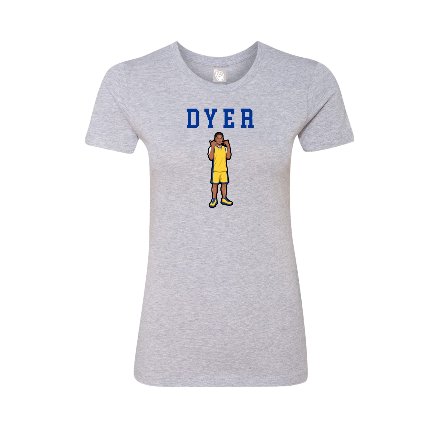 Fitted Women's Tee — Shirsey in Grey