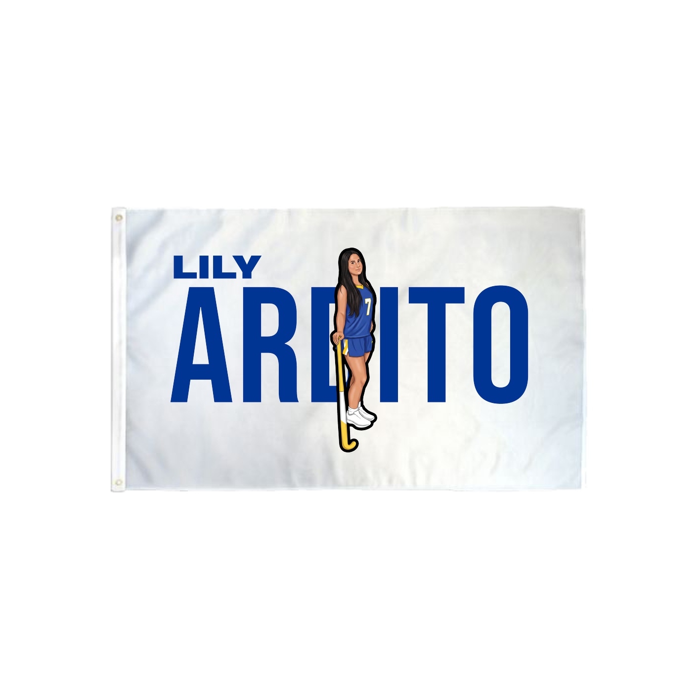 3x5 Flag — Player Name in Classic