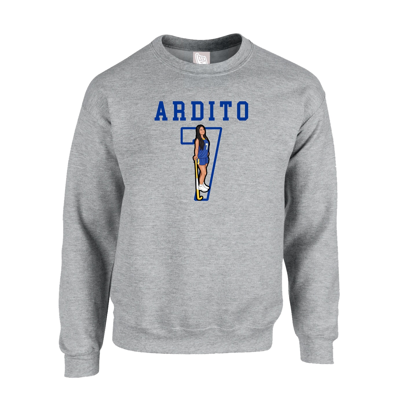 Fleece Crew — Shirsey in Grey