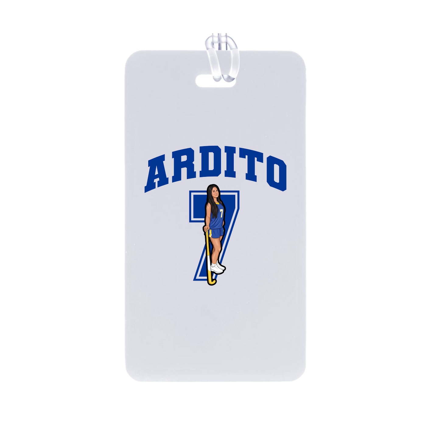 Bag Tag — Number in Classic