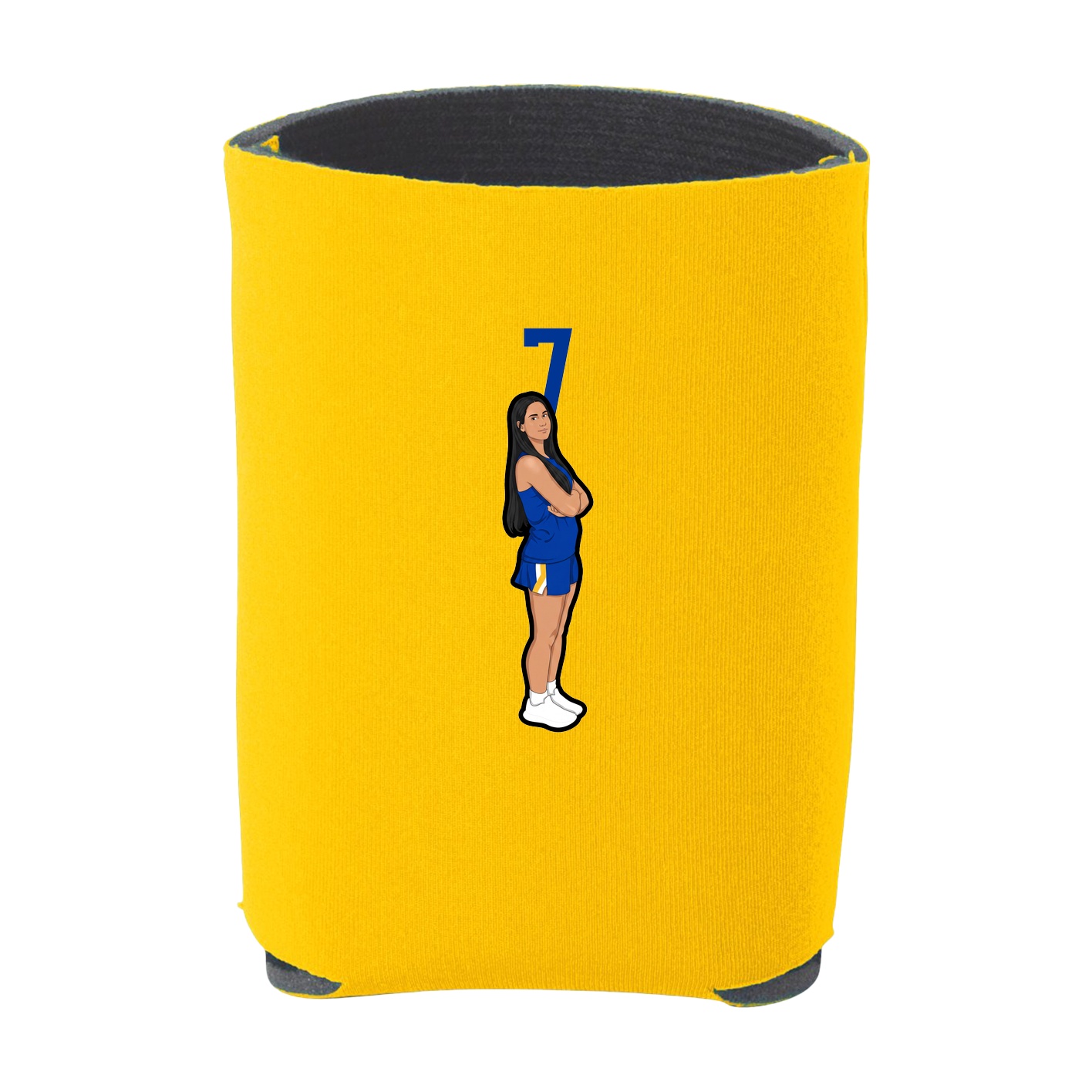 Can Holder — Number Top in Yellow