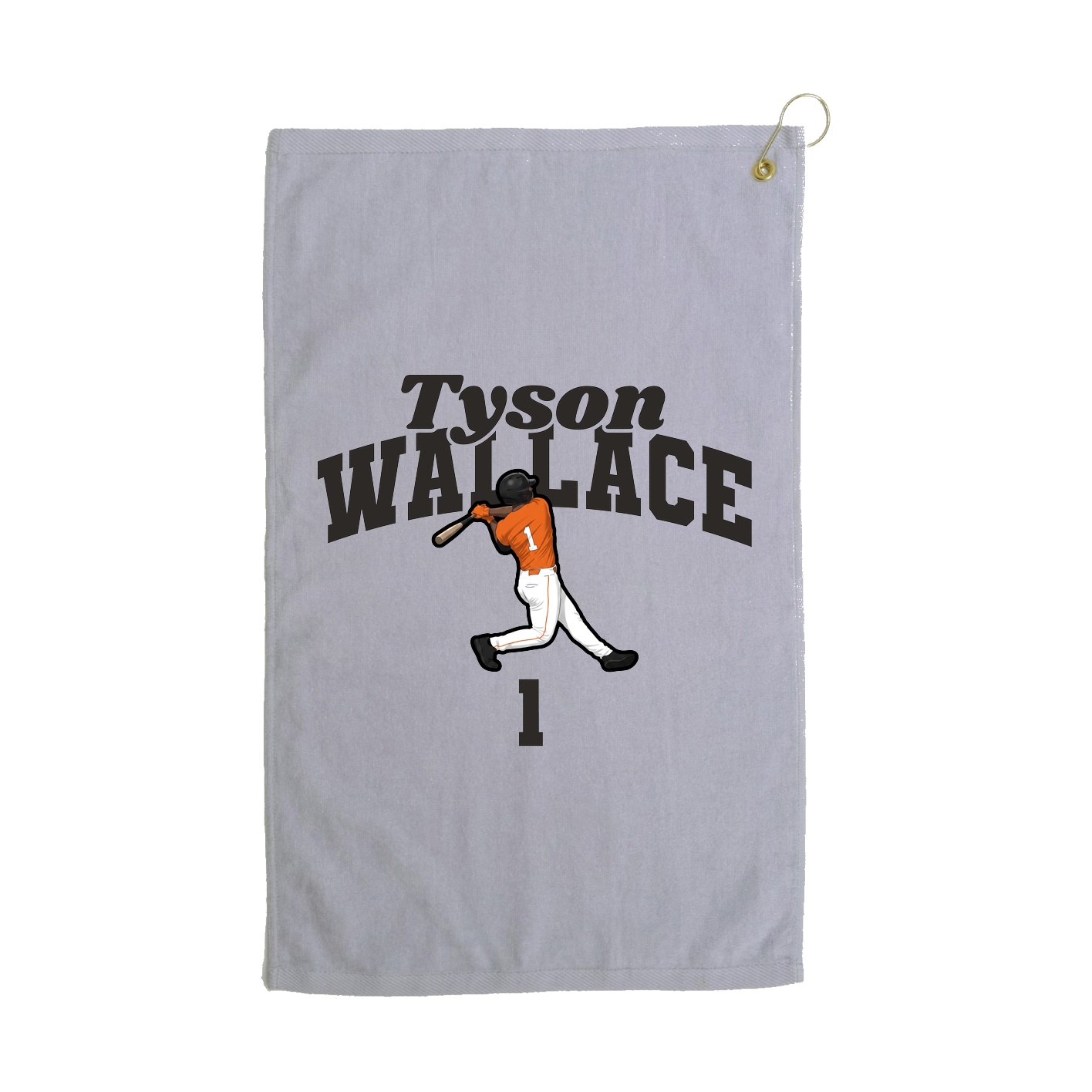 Golf Towel — Signature Arch in Grey