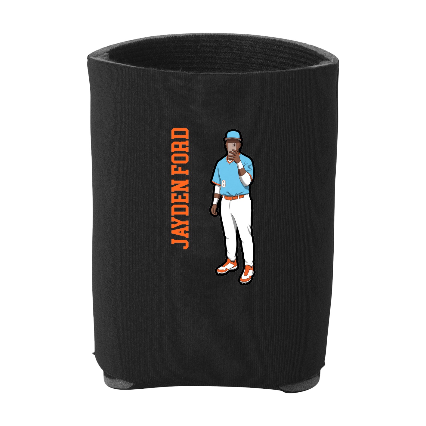 Can Holder — Name Vertical in Black