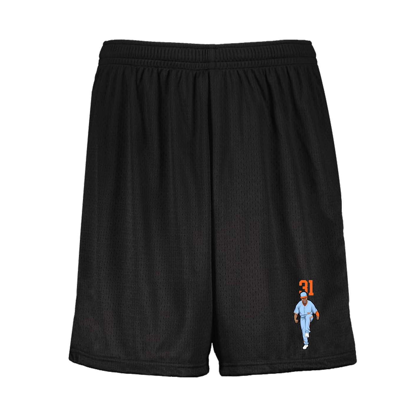 Shorts — Number Top in Black