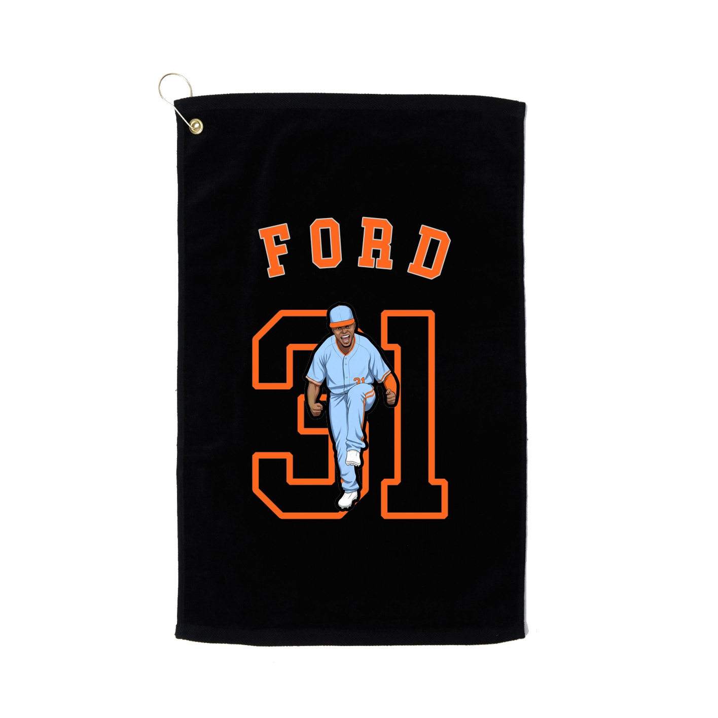 Golf Towel — Shirsey Arch in Black