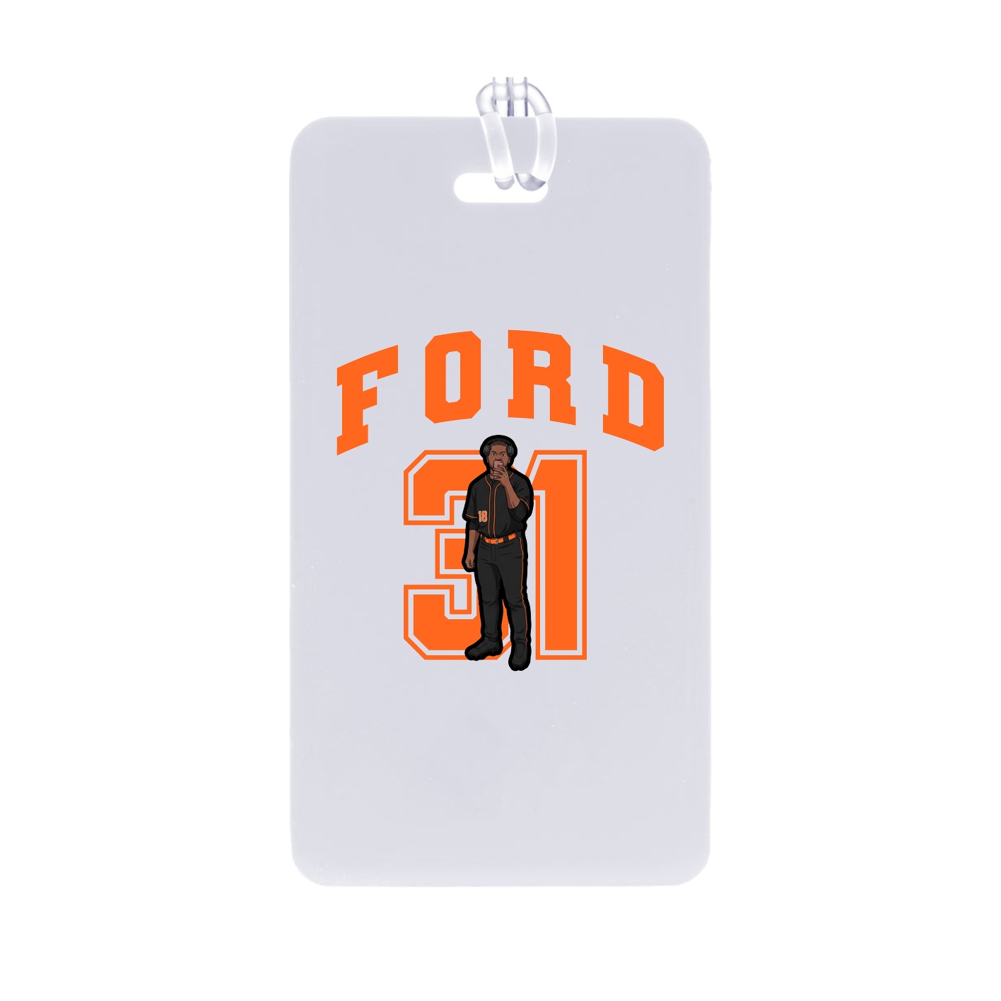 Bag Tag — Number in Classic