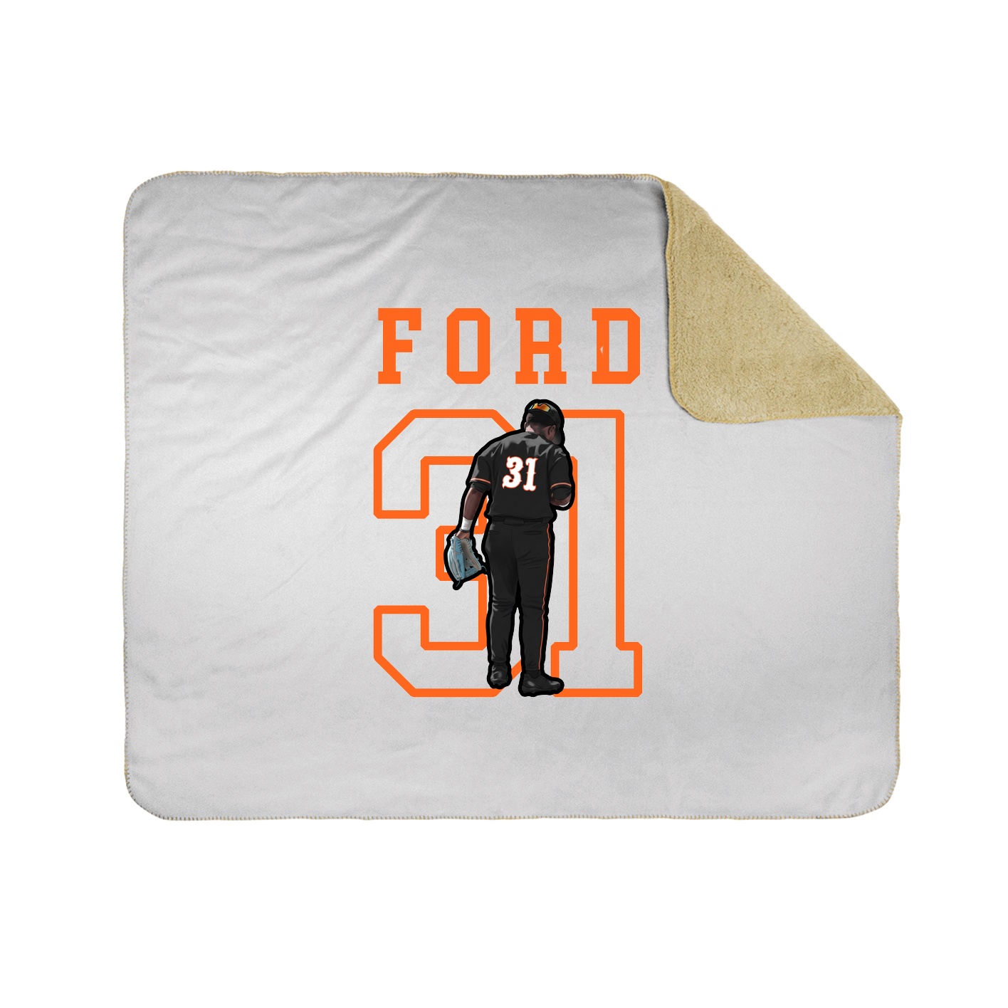Throw Blanket — Shirsey in White