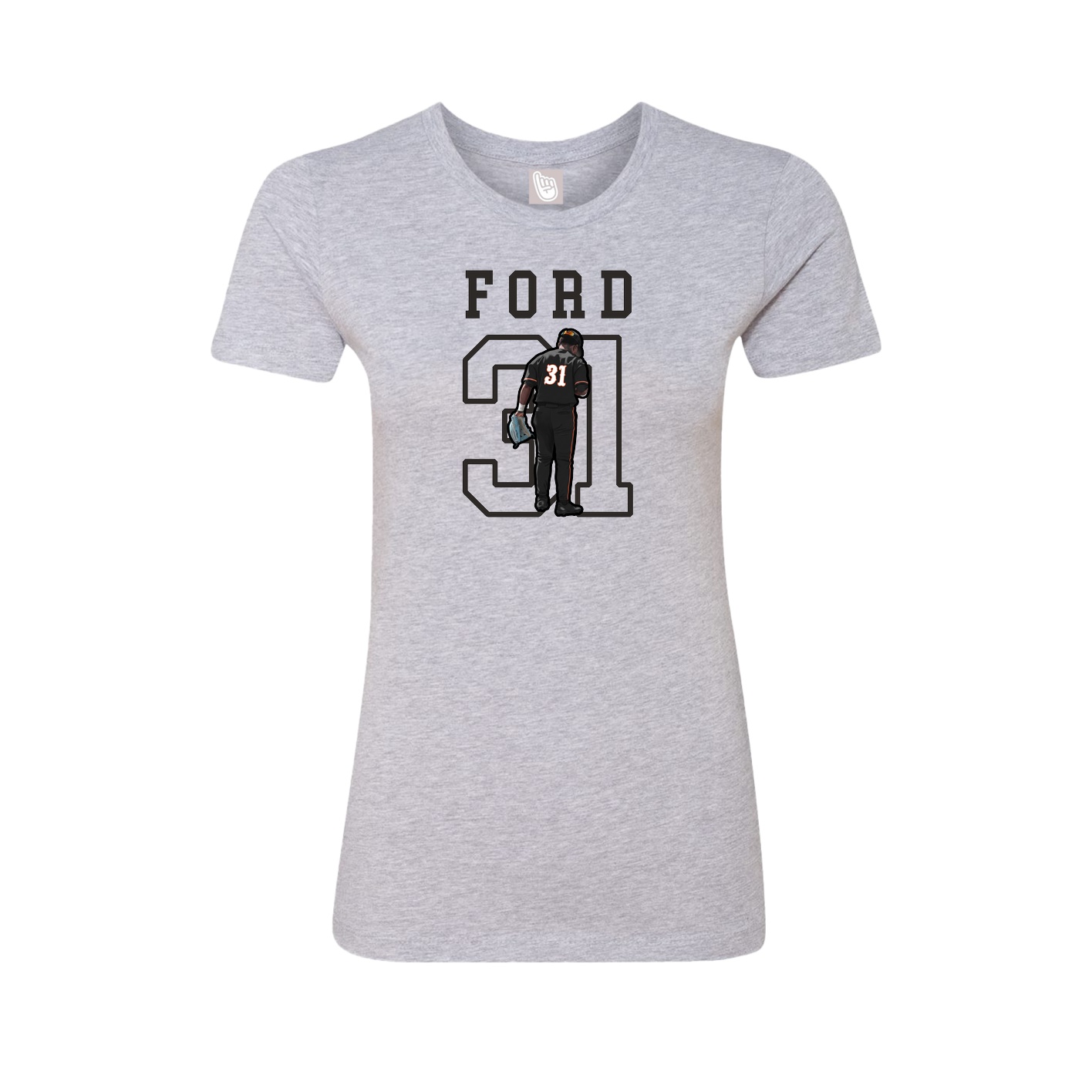 Fitted Women's Tee — Shirsey in Grey