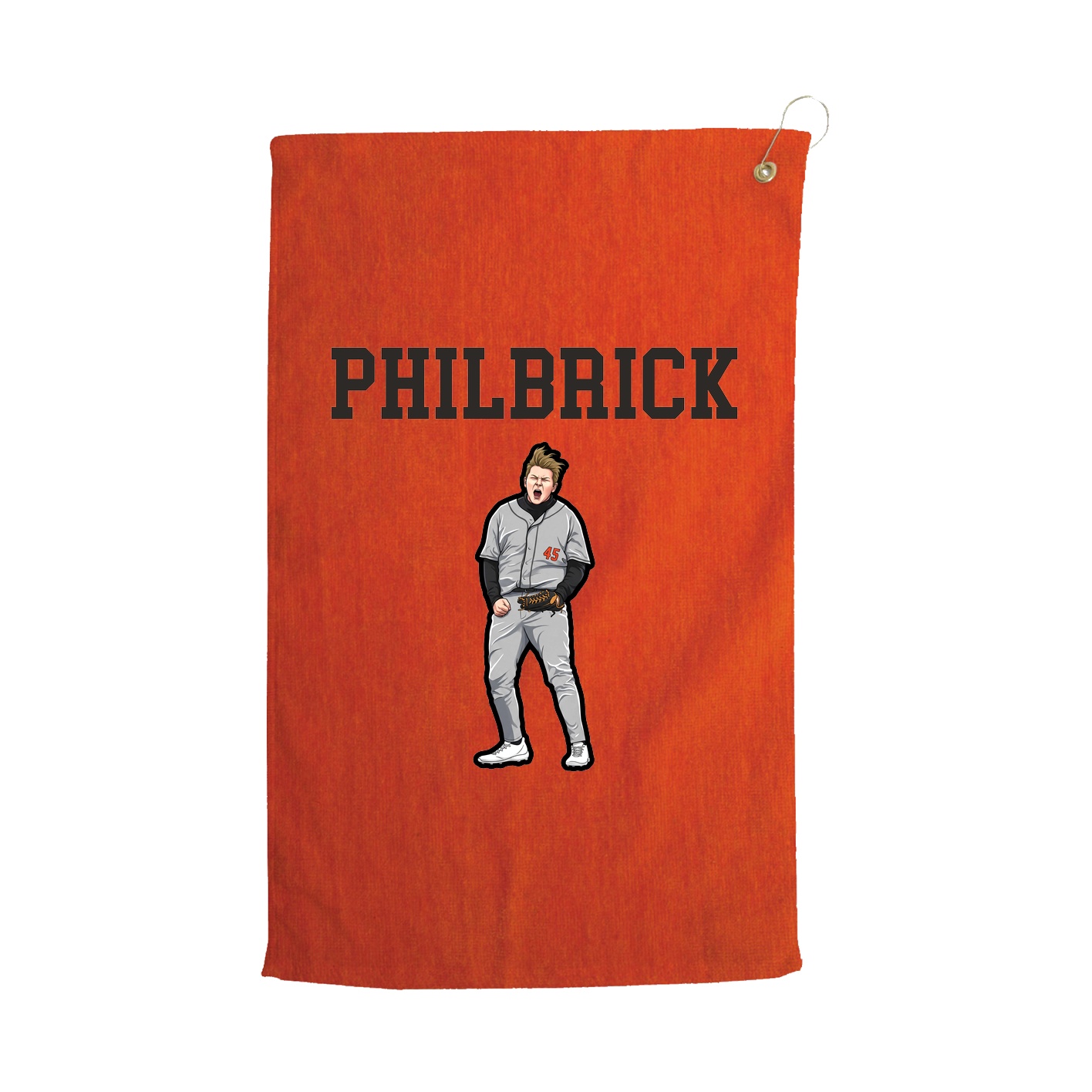 Golf Towel — Shirsey in Orange