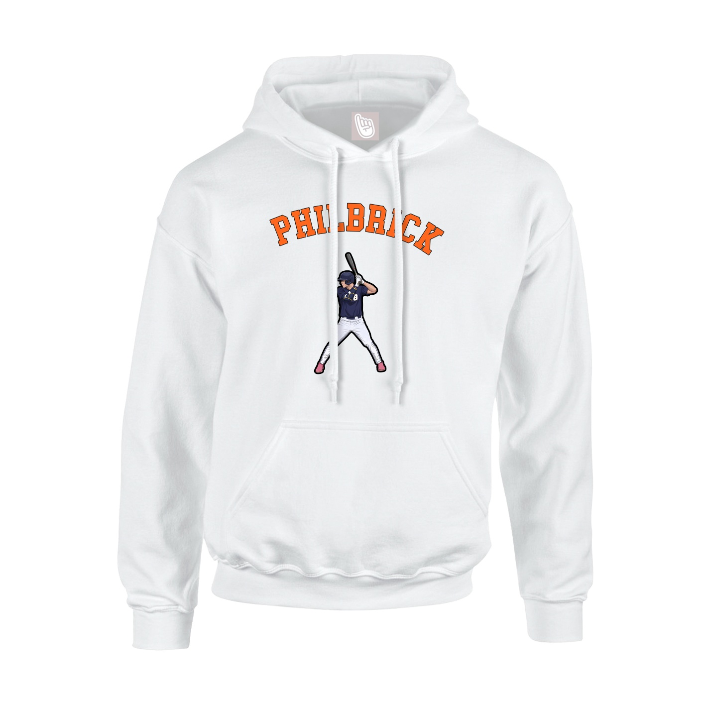 Hoodie — Shirsey Arch in White