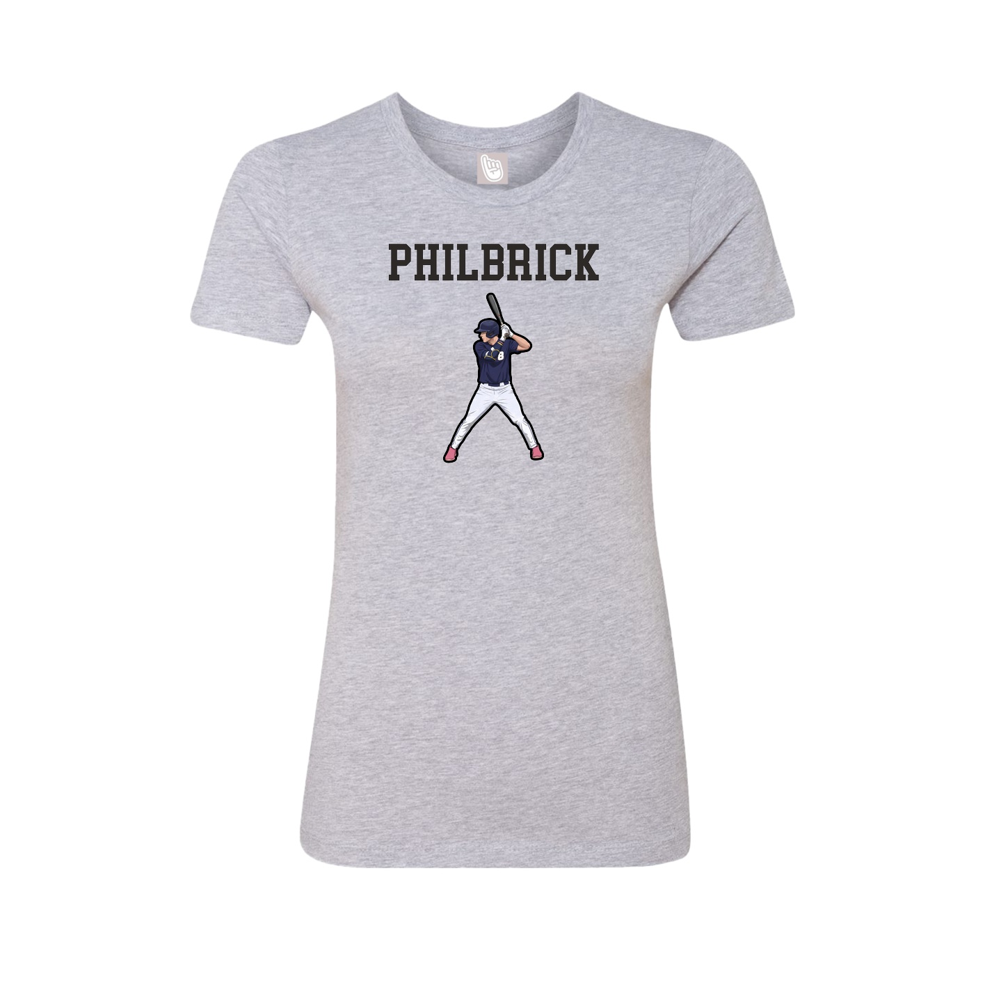 Fitted Women's Tee — Shirsey in Grey