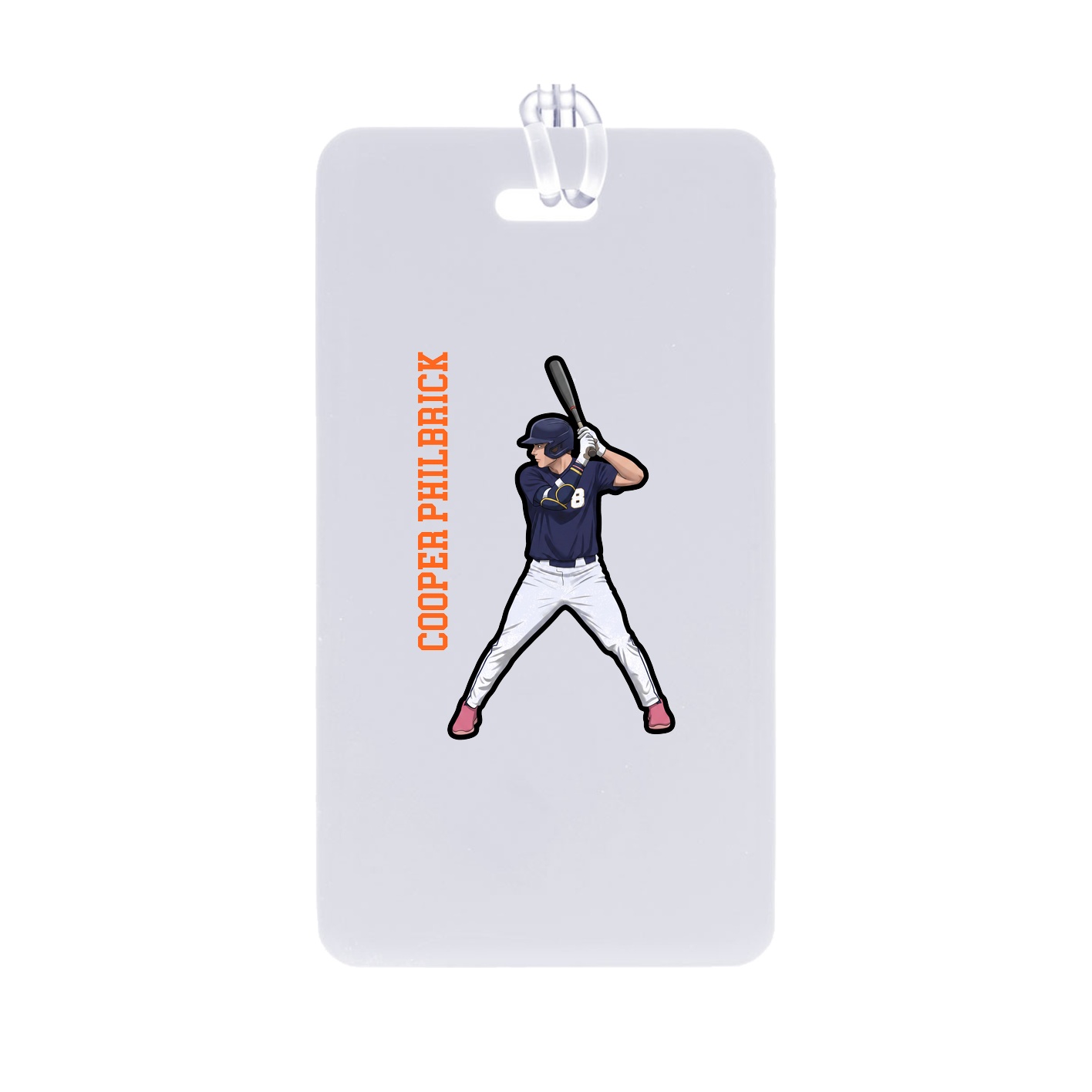 Bag Tag — Name Vertical in Classic