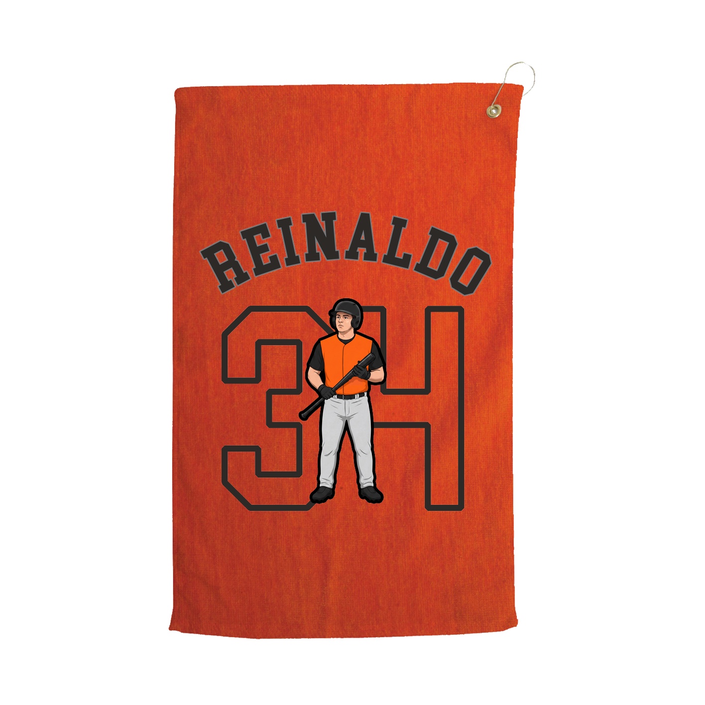 Golf Towel — Shirsey Arch in Orange
