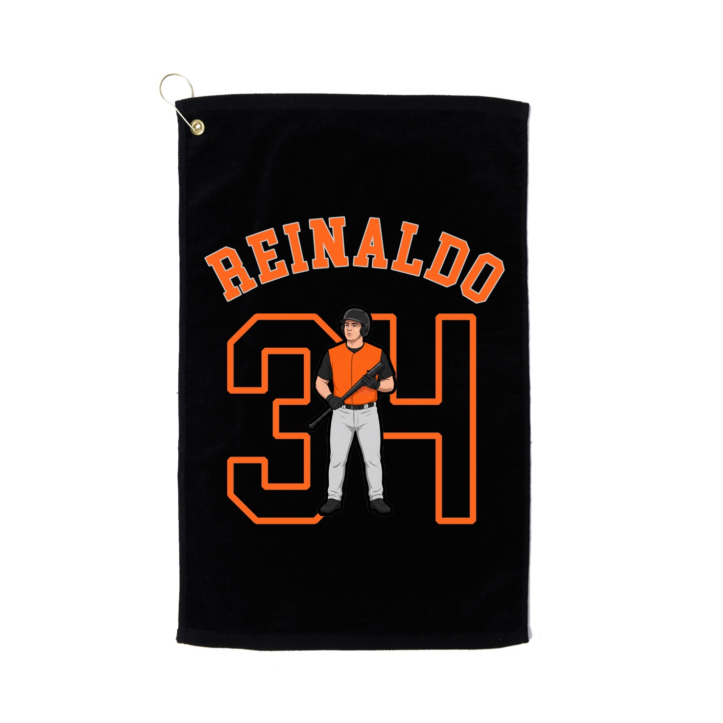 Golf Towel — Shirsey Arch in Black