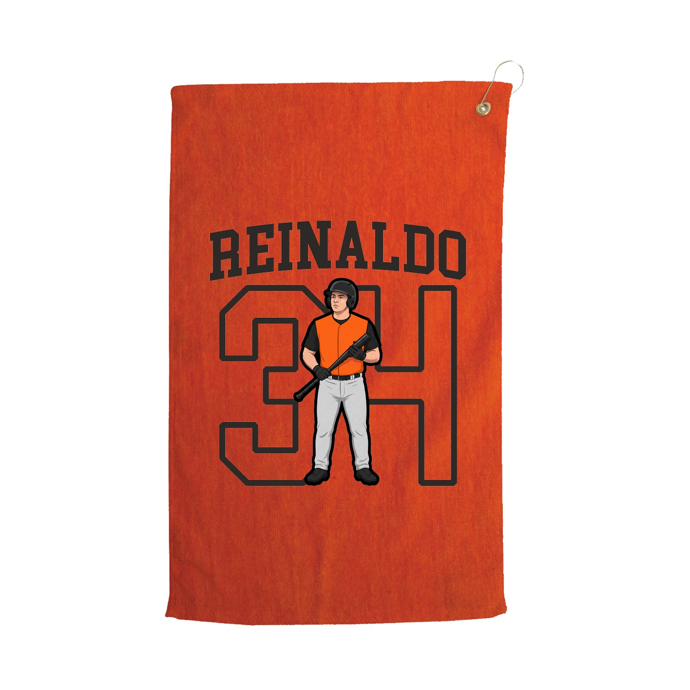 Golf Towel — Shirsey in Orange