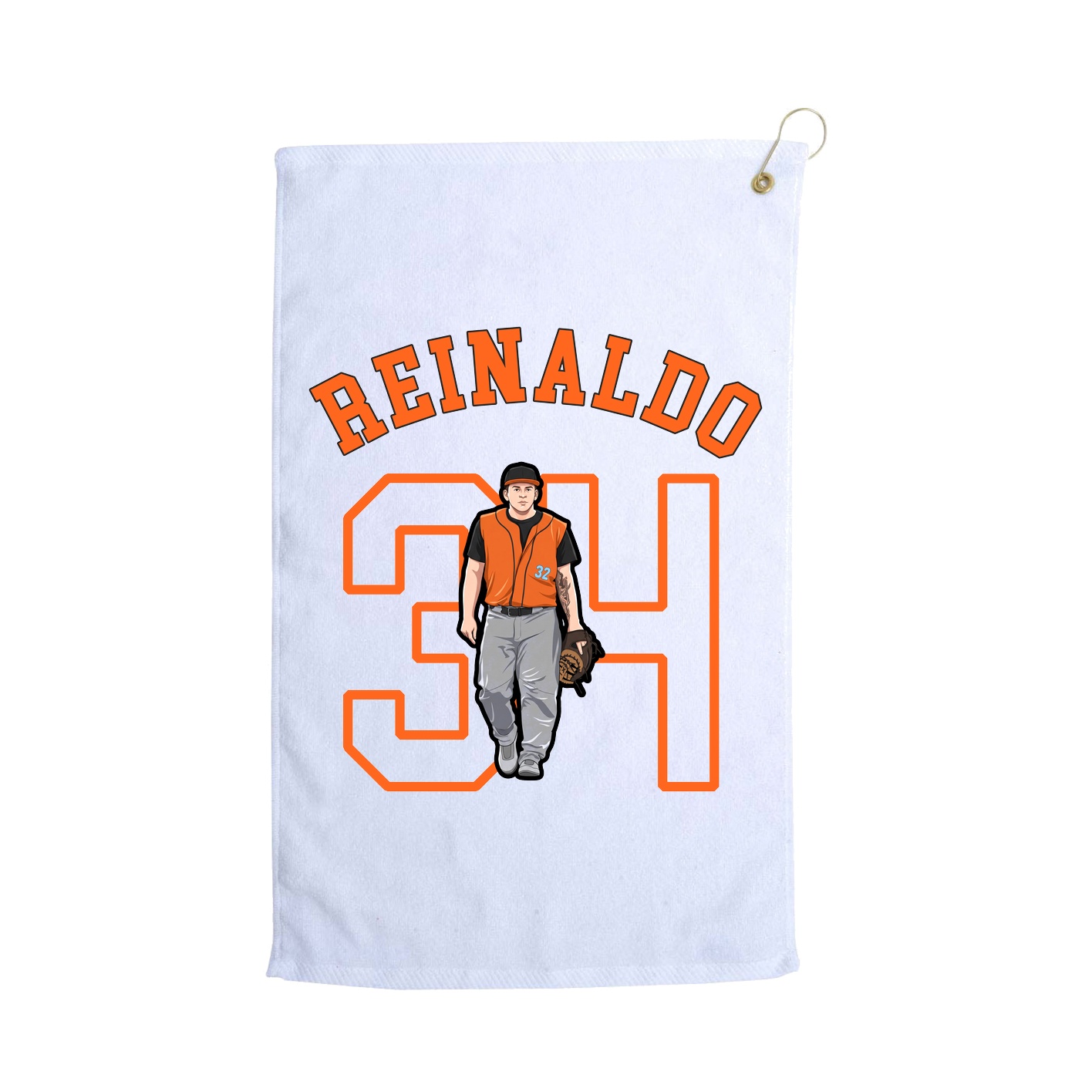 Golf Towel — Shirsey Arch in White