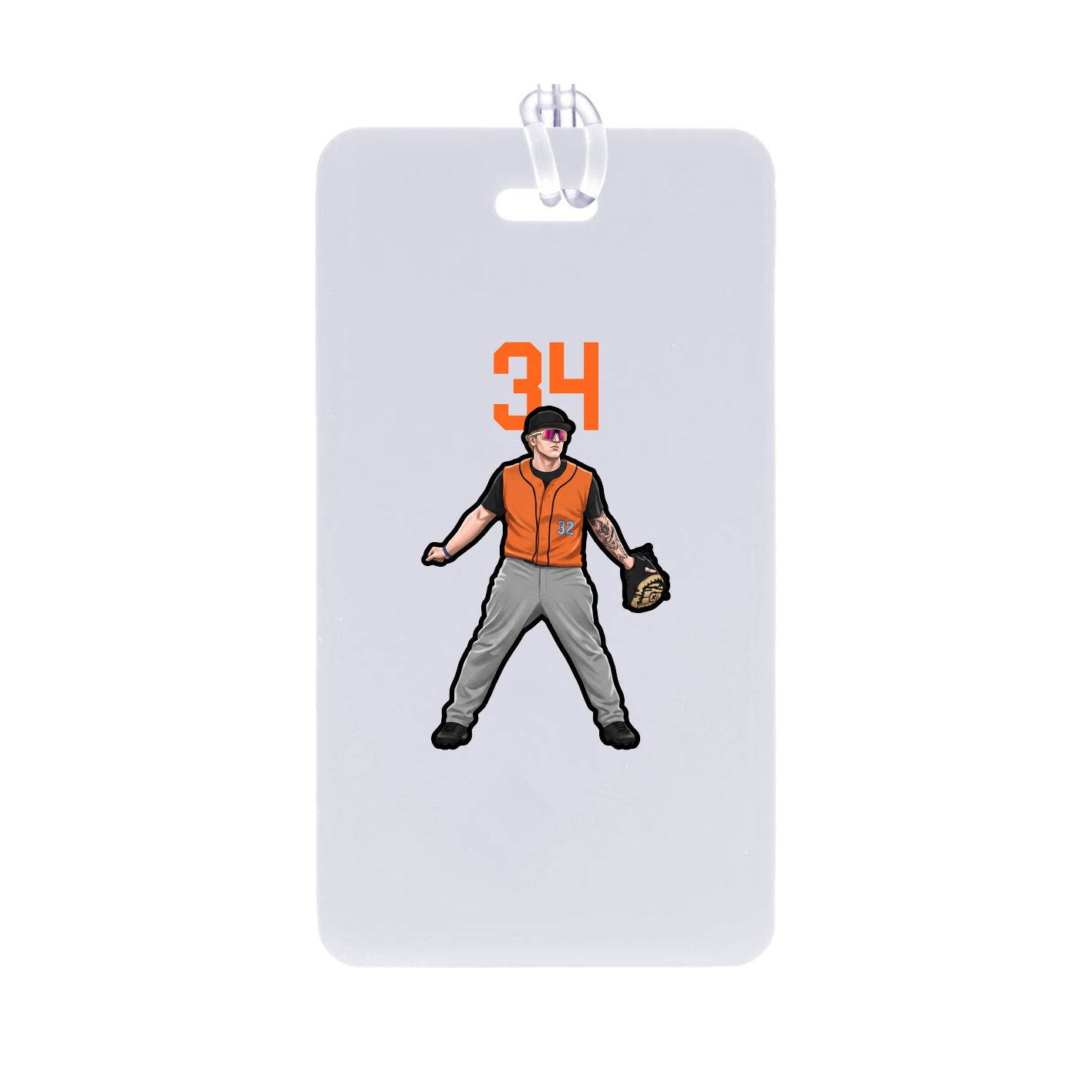 Bag Tag — Number Top in Classic