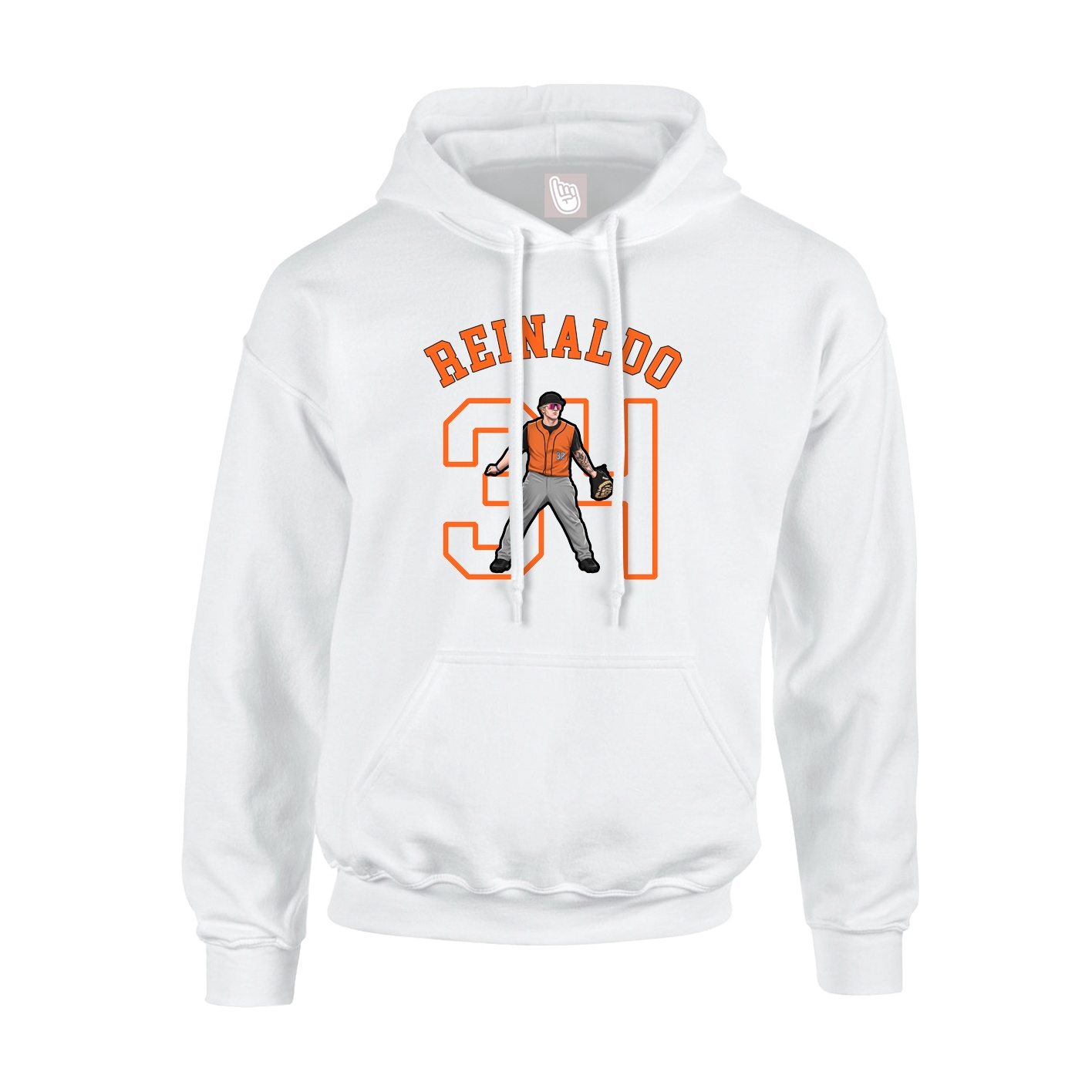 Youth Hoodie — Shirsey Arch in White