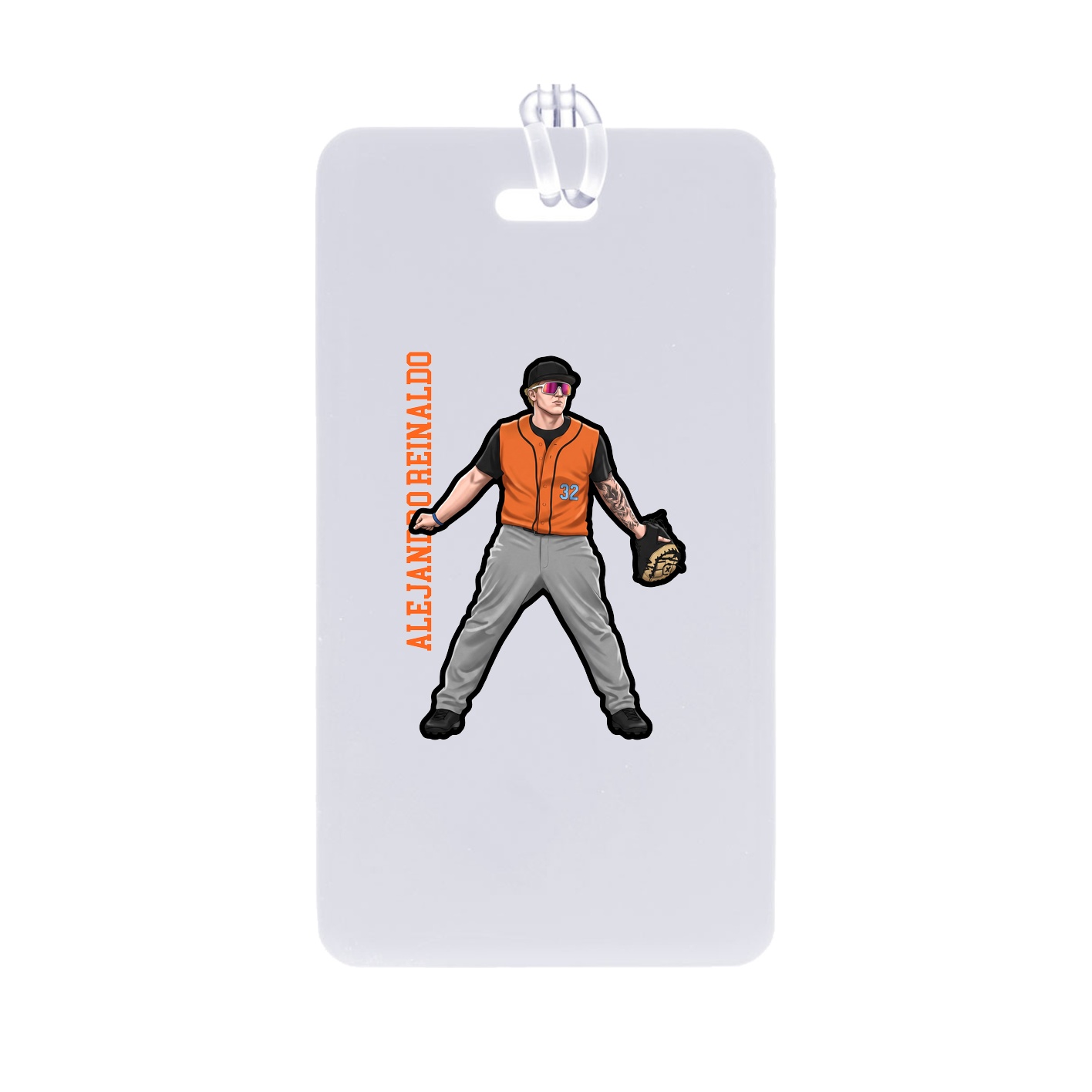 Bag Tag — Name Vertical in Classic